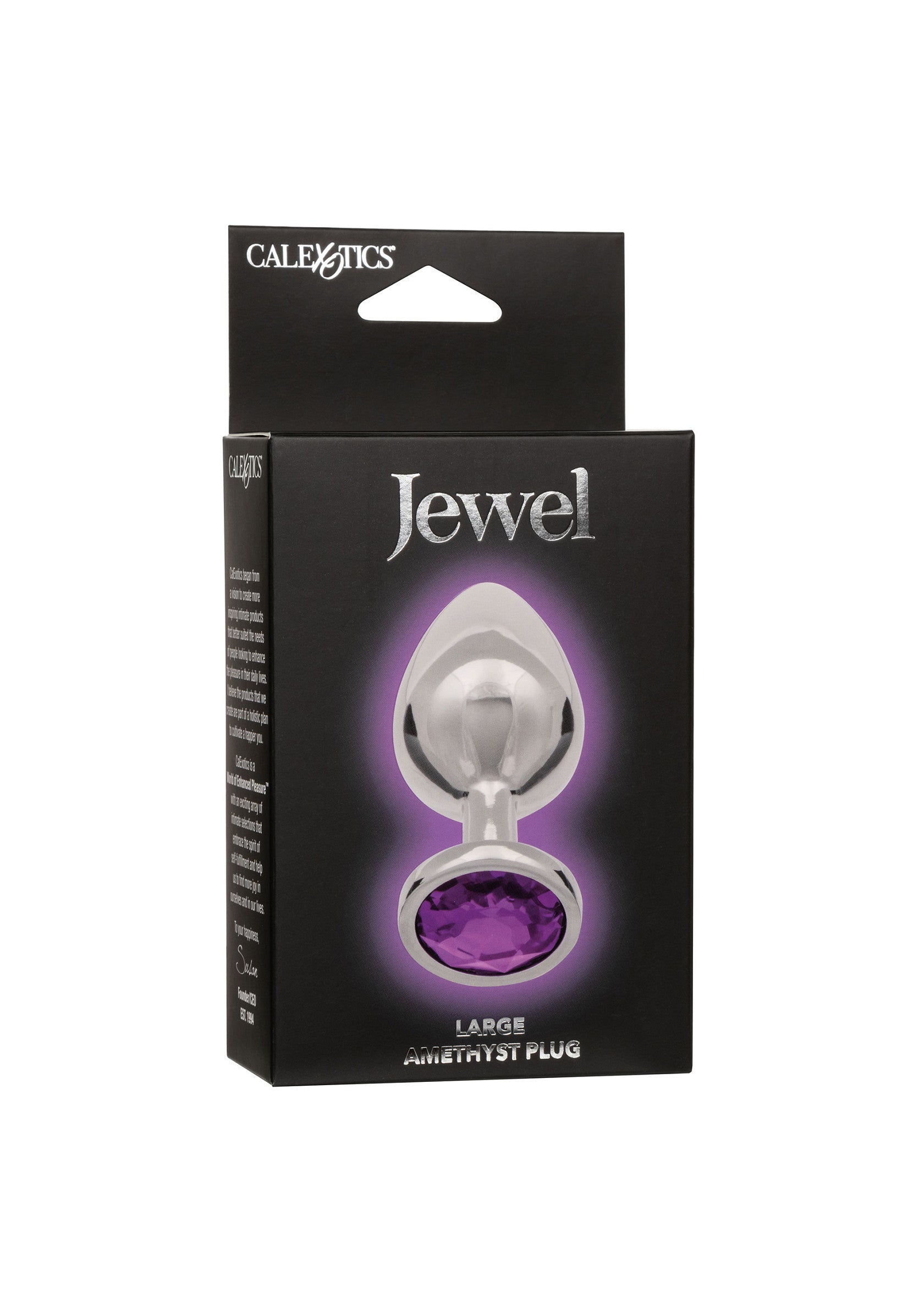 Jouet anal CalExotics Jewel Large Amethyst Plug