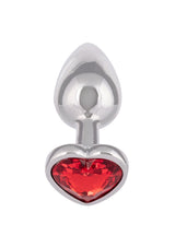 Jouet anal CalExotics Jewel Small Ruby Heart Plug