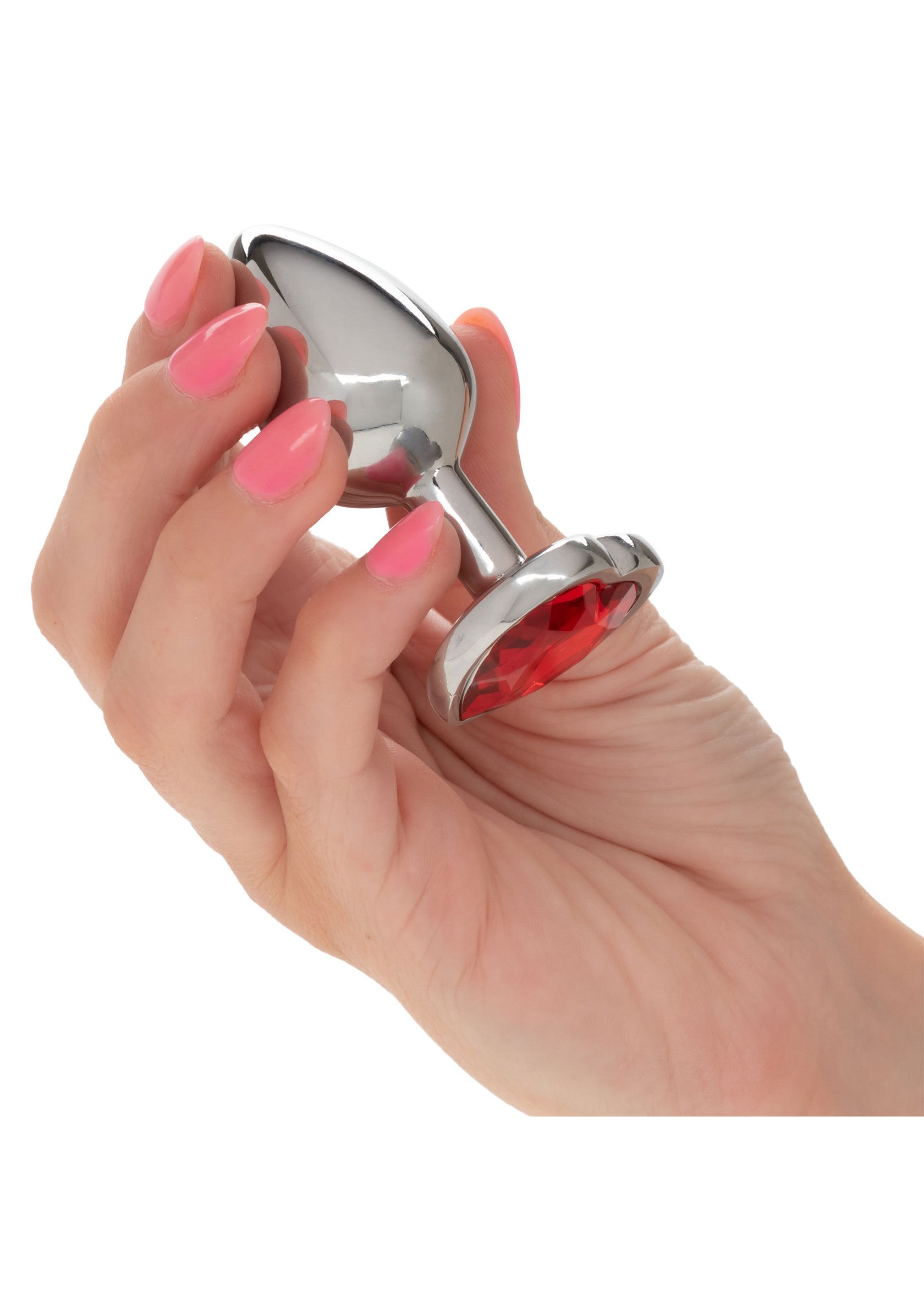 Jouet anal CalExotics Jewel Small Ruby Heart Plug