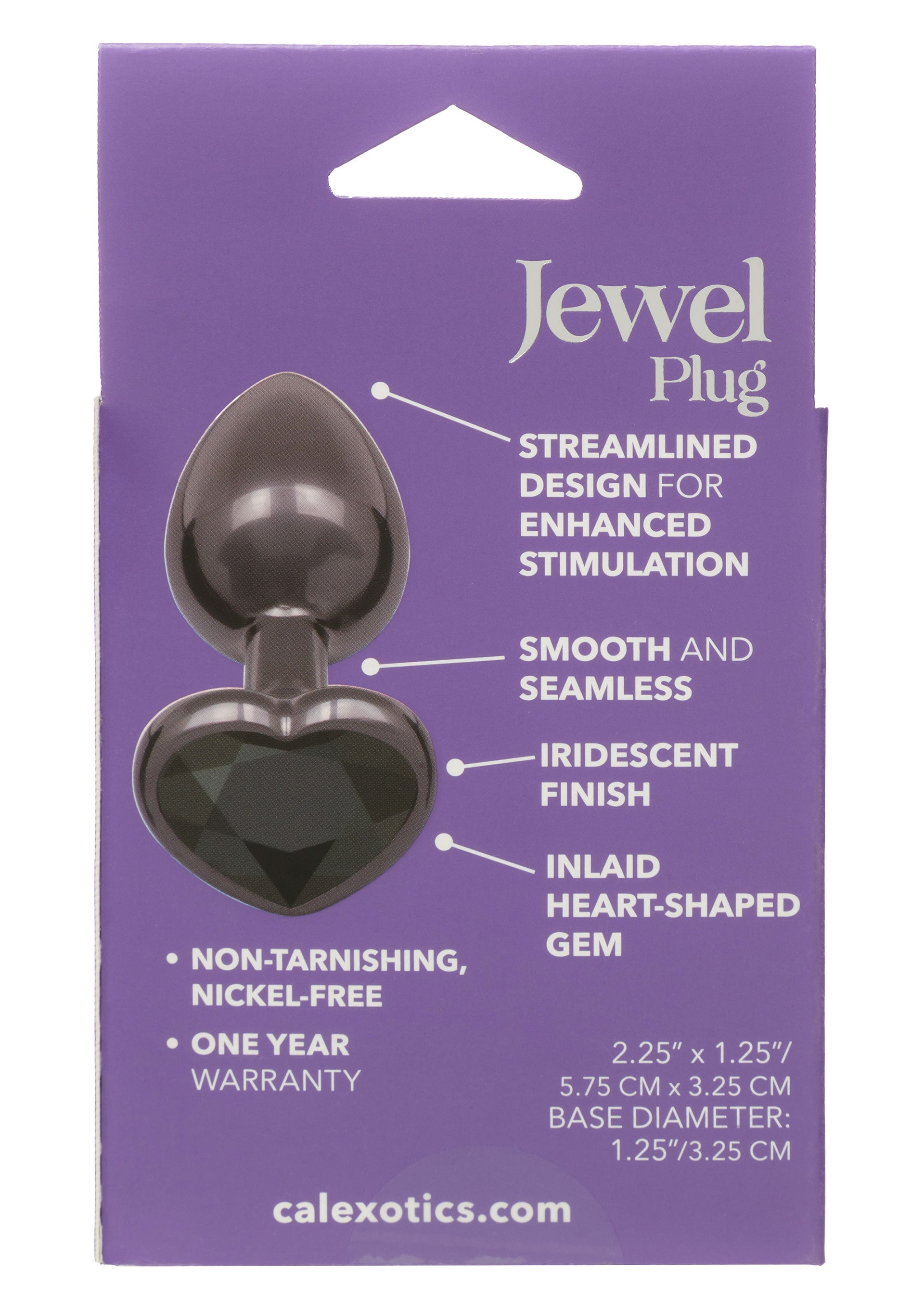 Jouet anal CalExotics Diamond Heart Plug Small