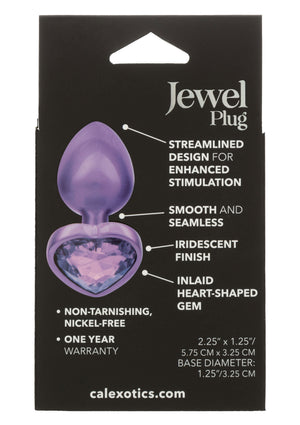 Jouet anal CalExotics Diamond Heart Plug Small