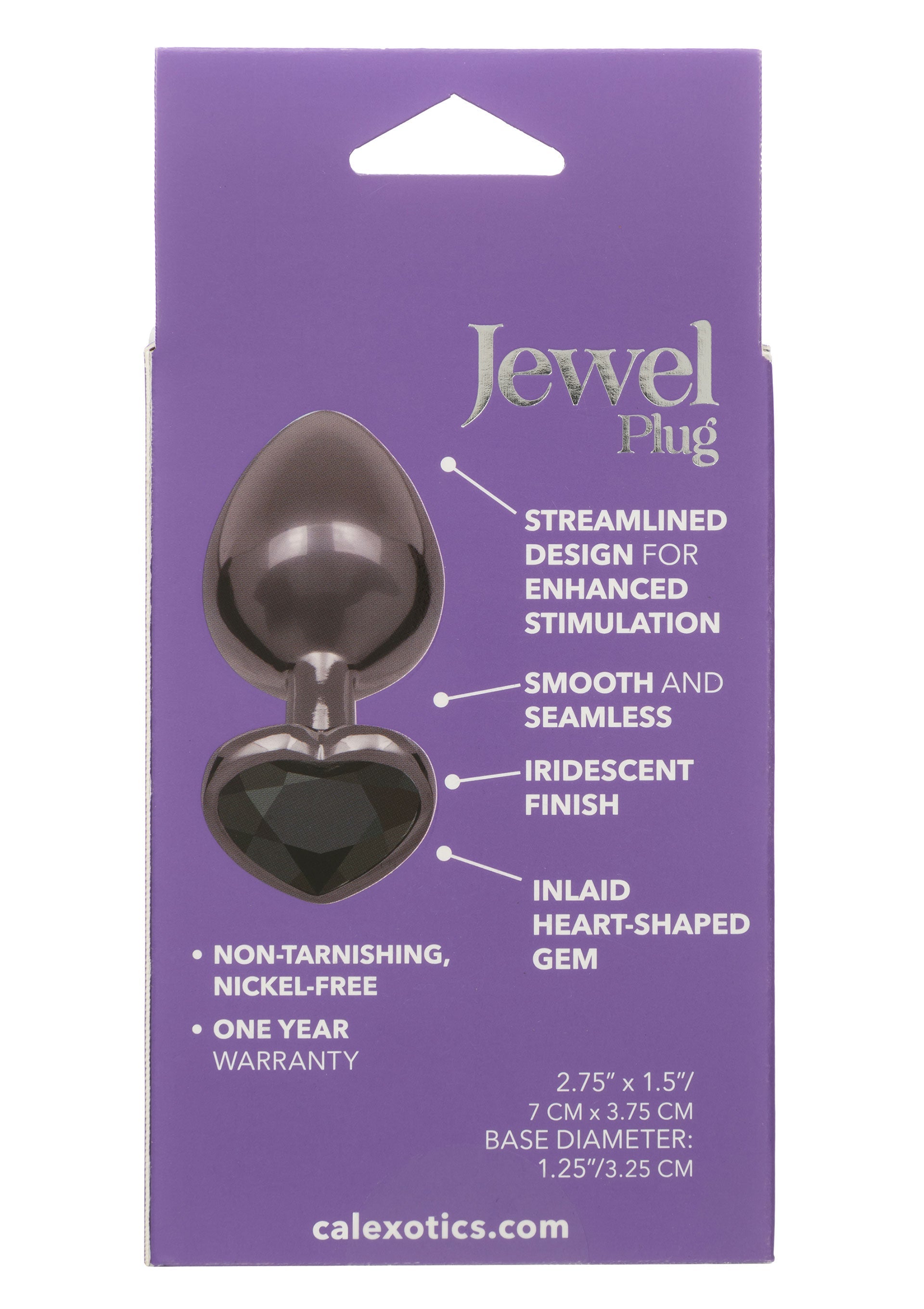 Jouet anal CalExotics Diamond Heart Plug Large
