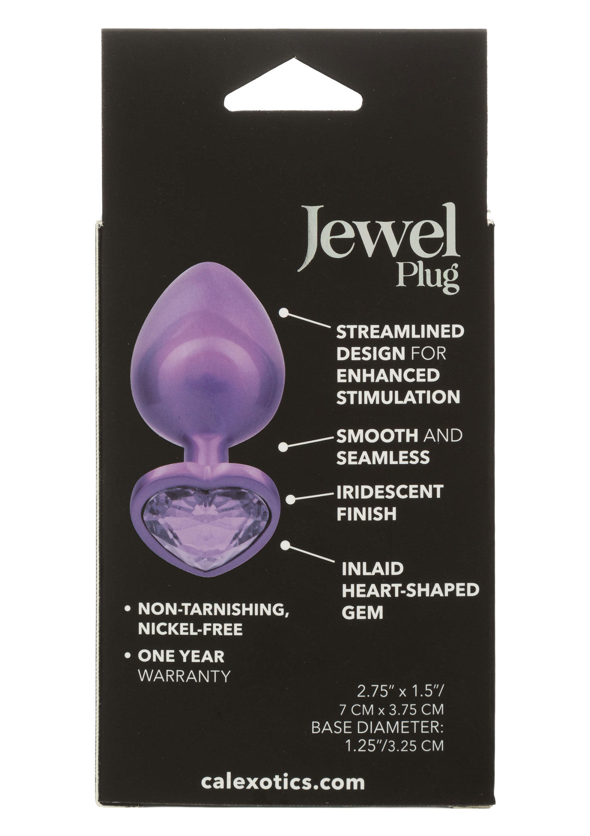 Jouet anal CalExotics Diamond Heart Plug Large