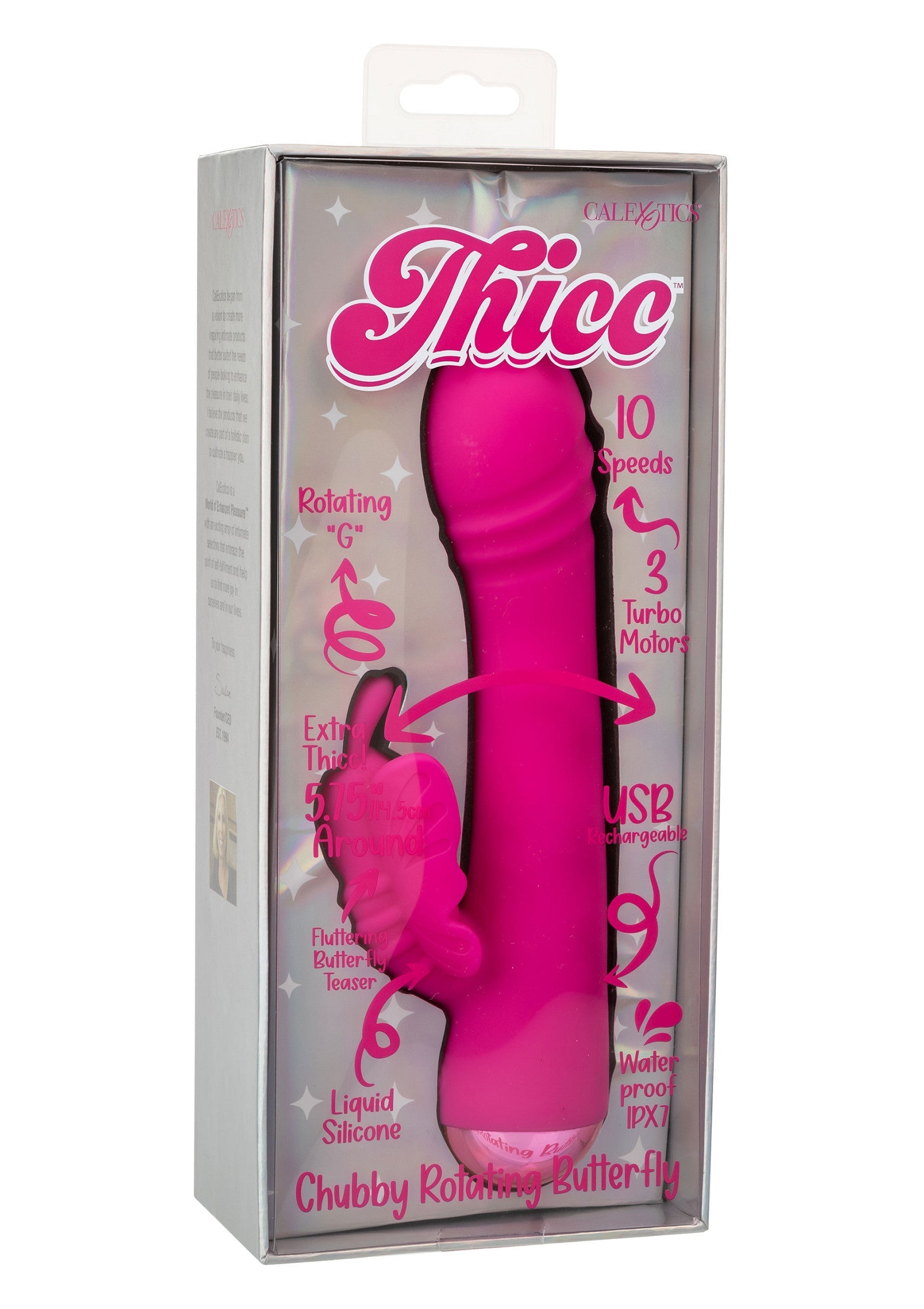 Vibromasseur CalExotics Thicc Rotating Butterfly