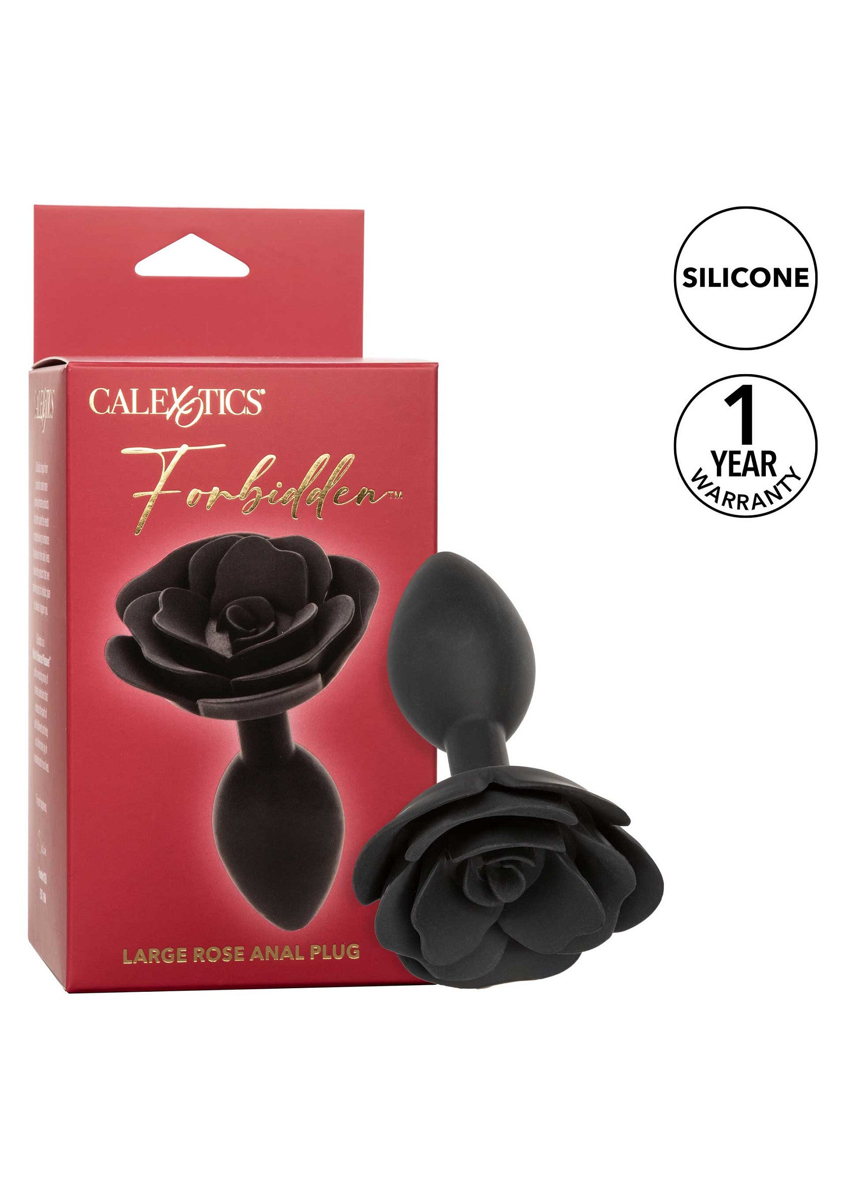 Jouet anal CalExotics Rose Anal Plug Large