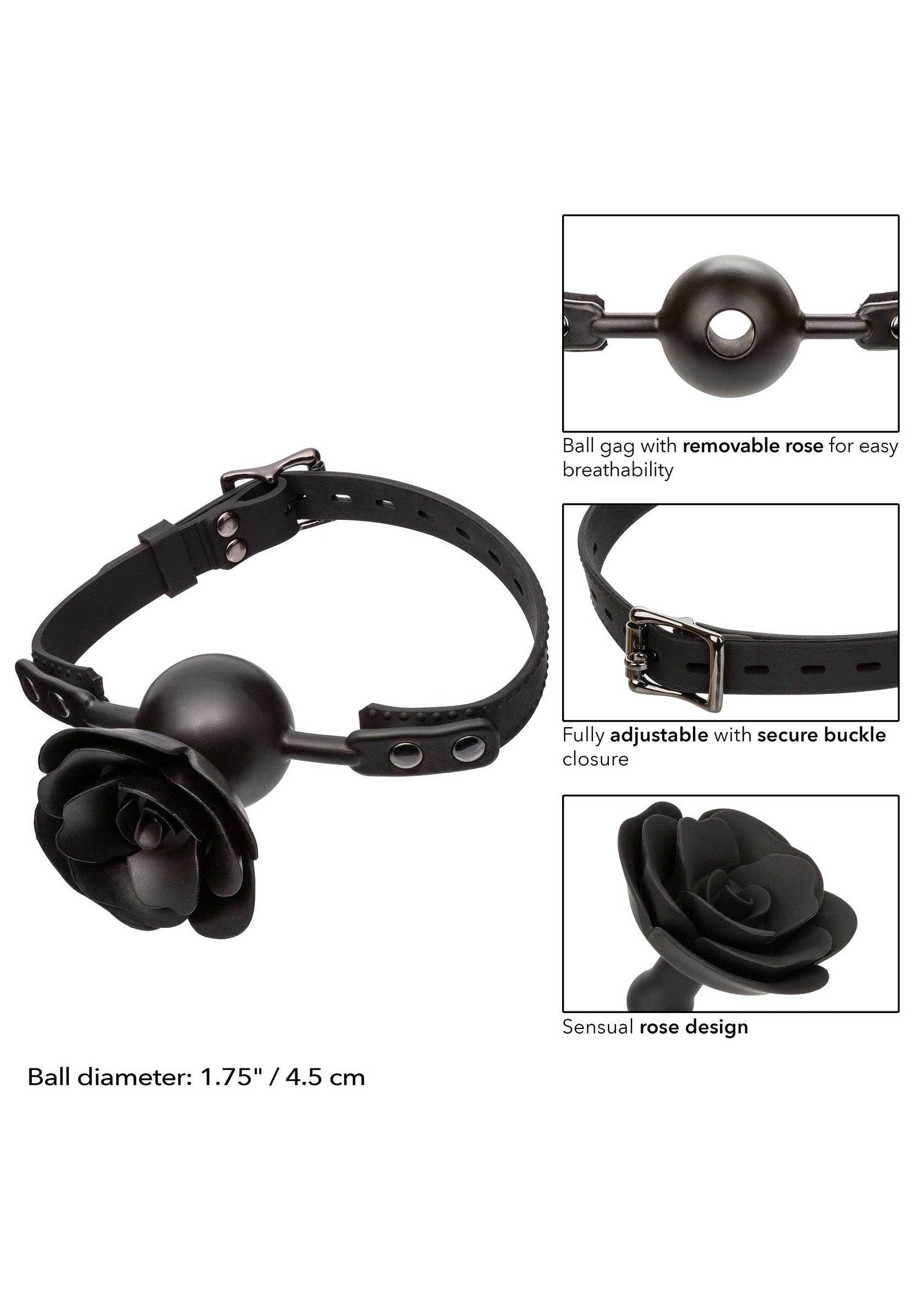 Accessoire BDSM CalExotics Removable Rose Gag