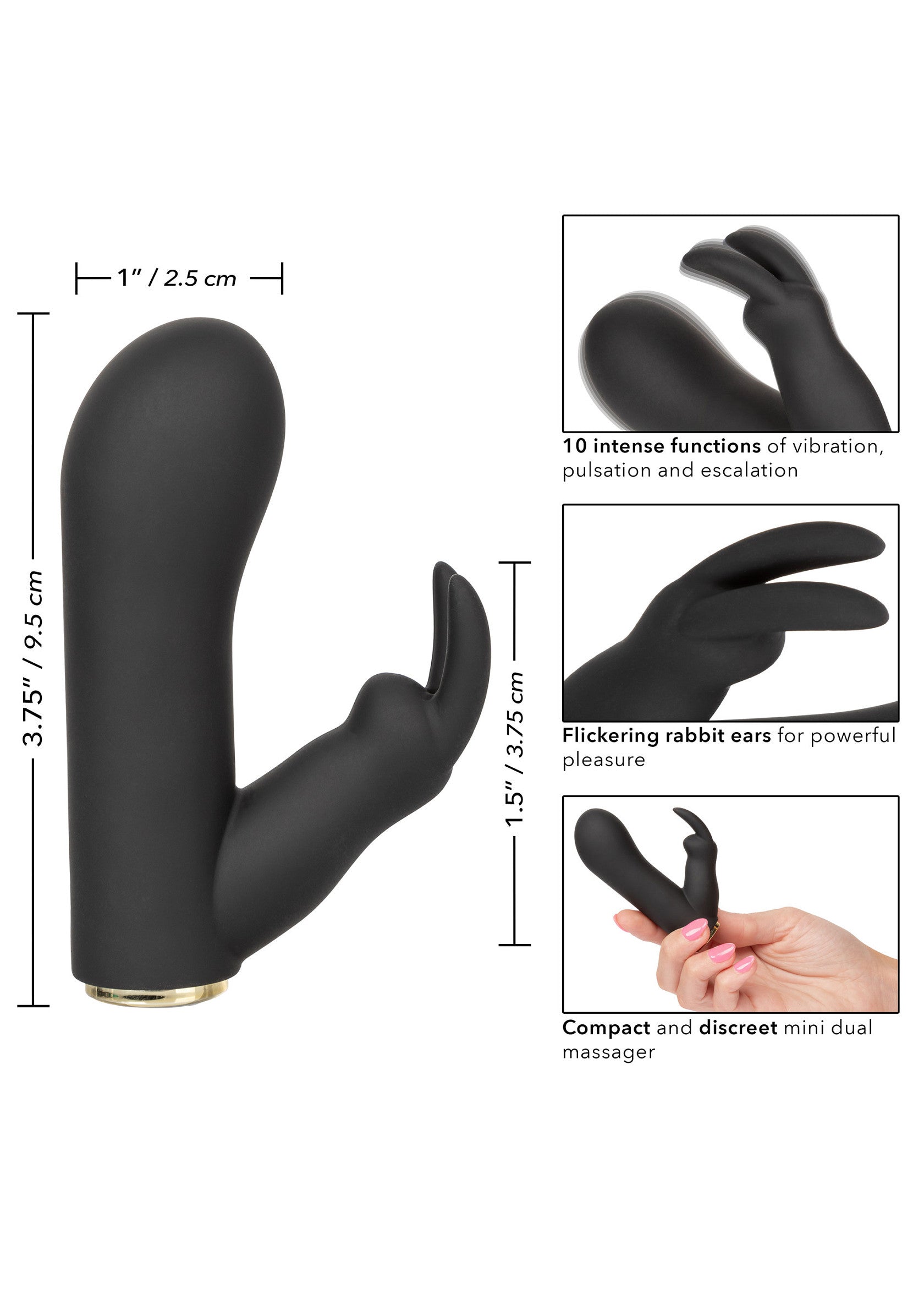 Vibromasseur CalExotics Raven Bunny