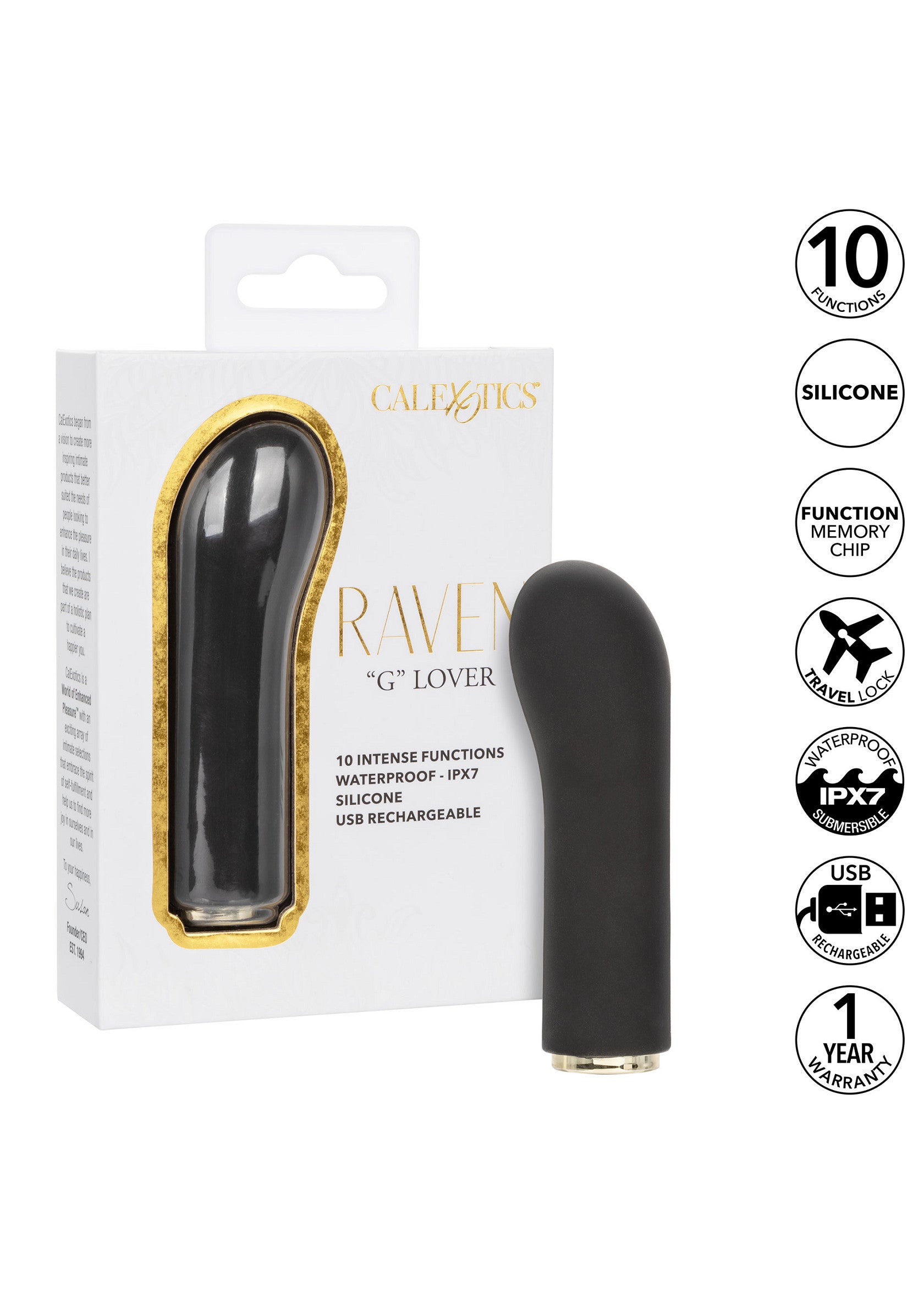 Vibromasseur CalExotics Raven G Lover