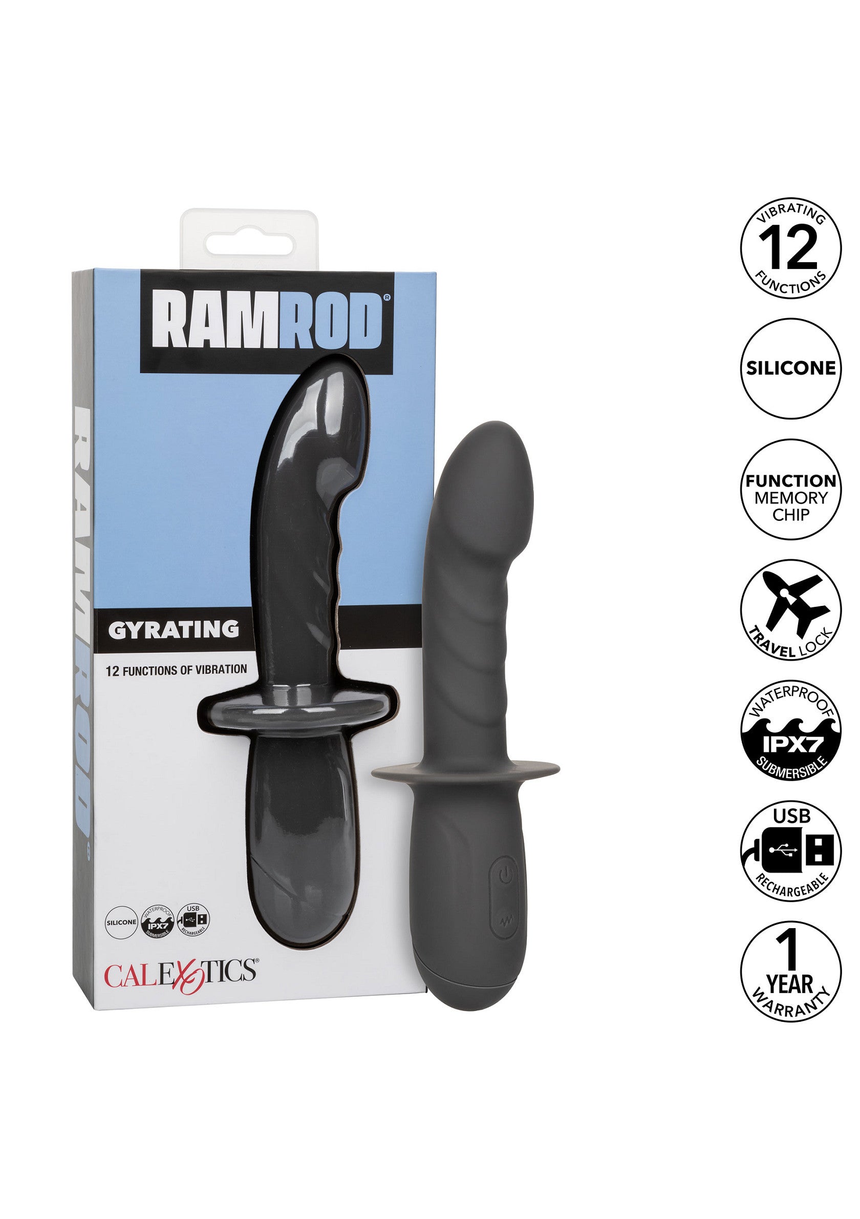 Vibromasseur CalExotics Ramrod Gyrating