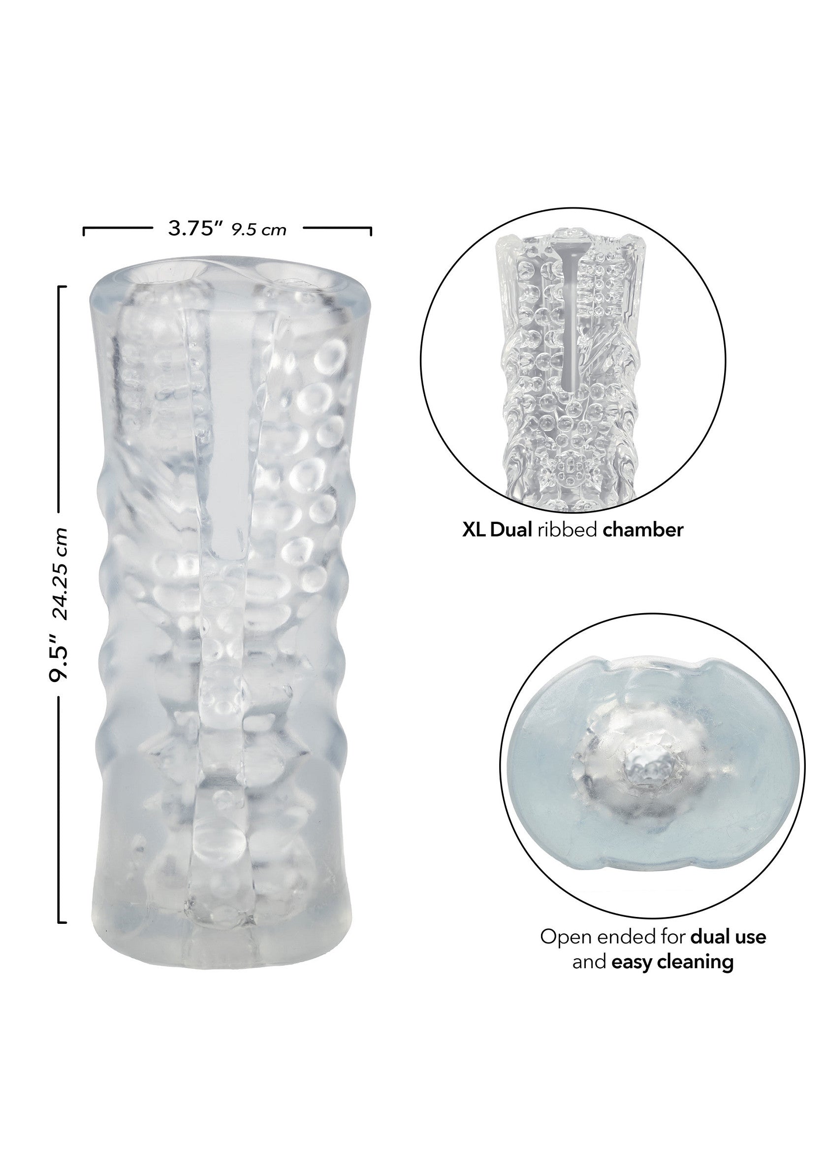 Masturbateur CalExotics Dual Chamber Stroker XL