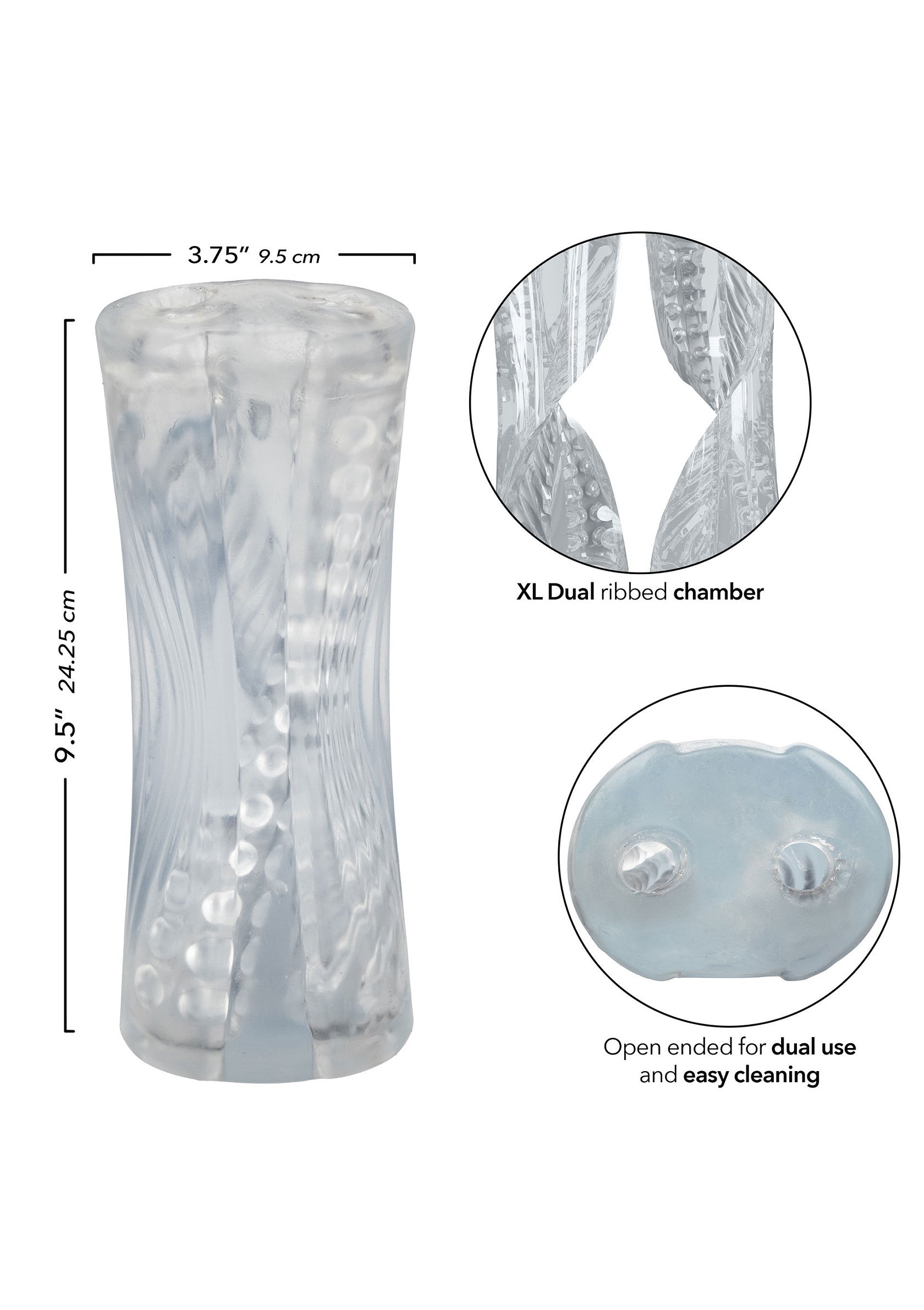 Masturbateur CalExotics Dual Ribbed Stroker XL