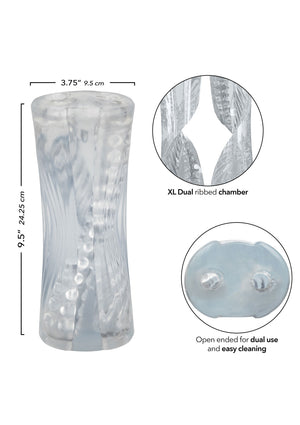 Masturbateur CalExotics Dual Ribbed Stroker XL