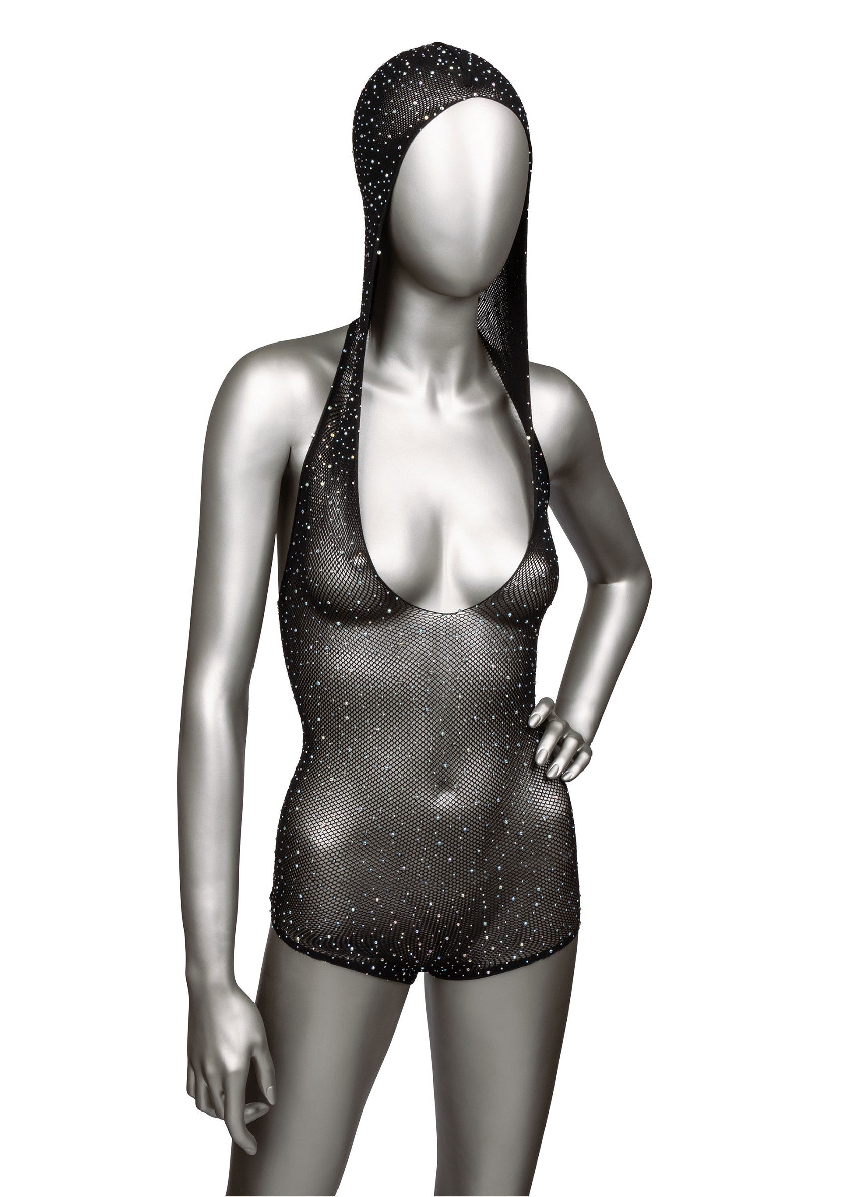 Lingerie CalExotics Hooded Deep V Bodysuit
