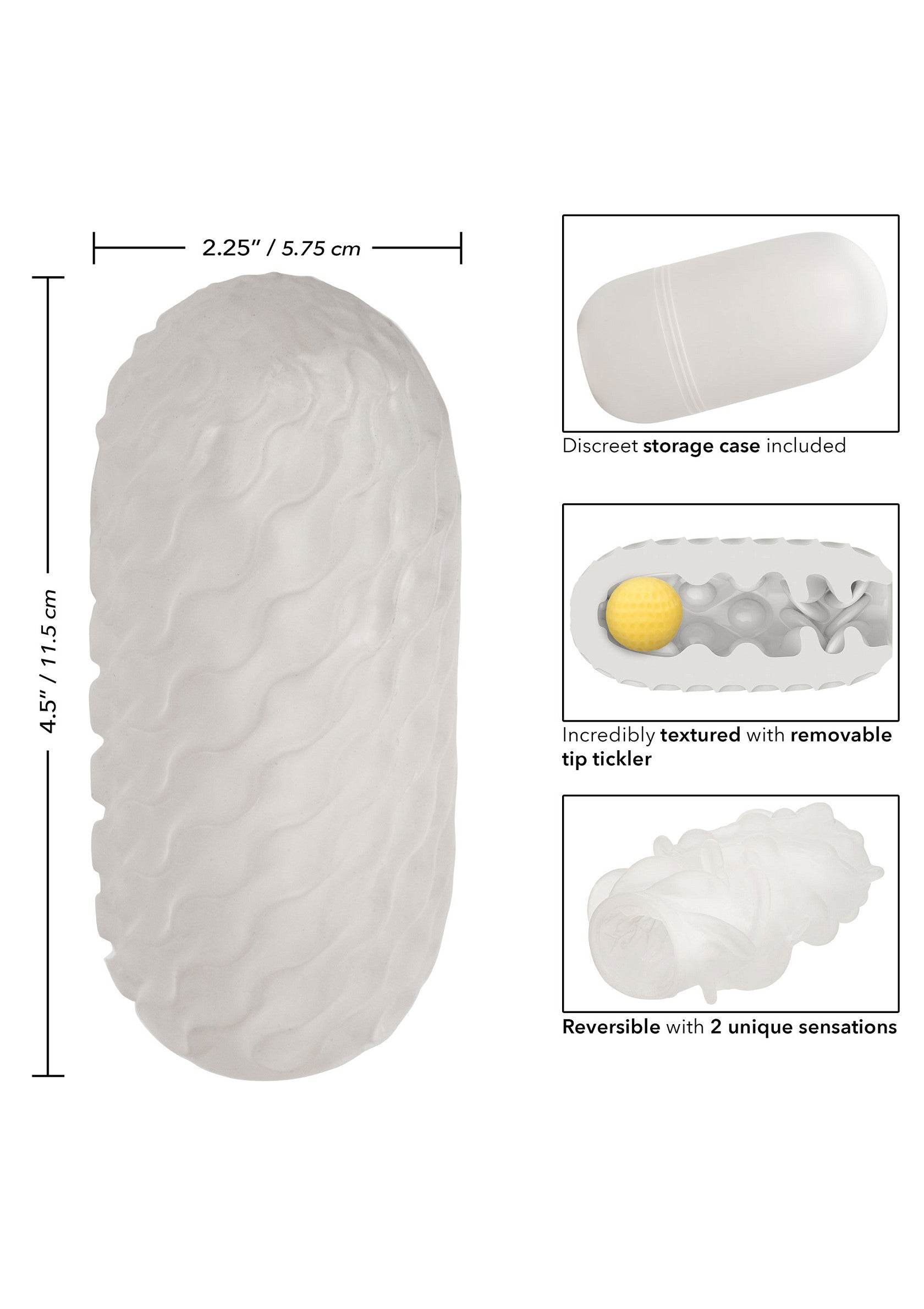 Masturbateur CalExotics Boundless Squishy Ball Stroker