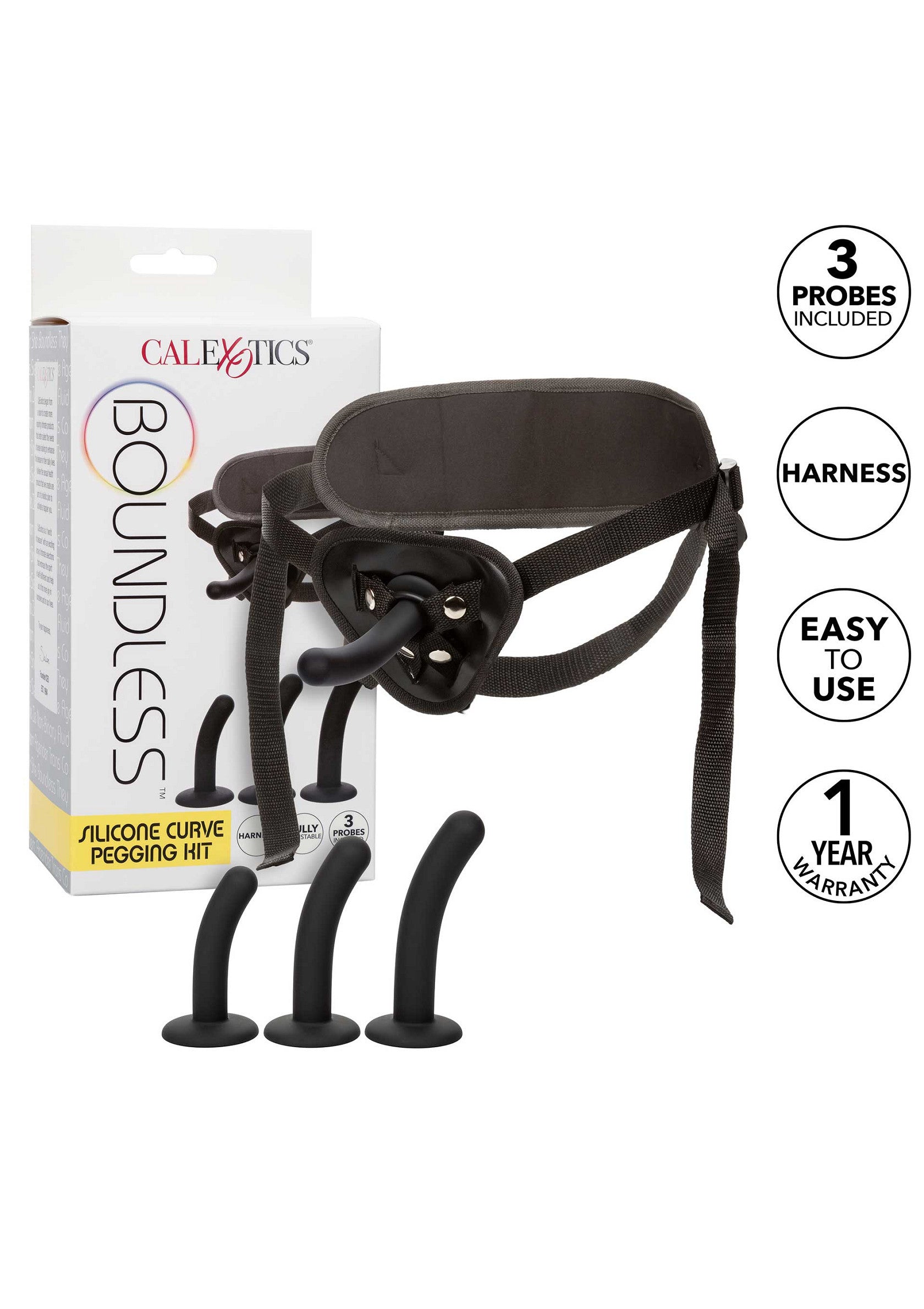 Gode-ceinture CalExotics Boundless Curve Pegging Kit