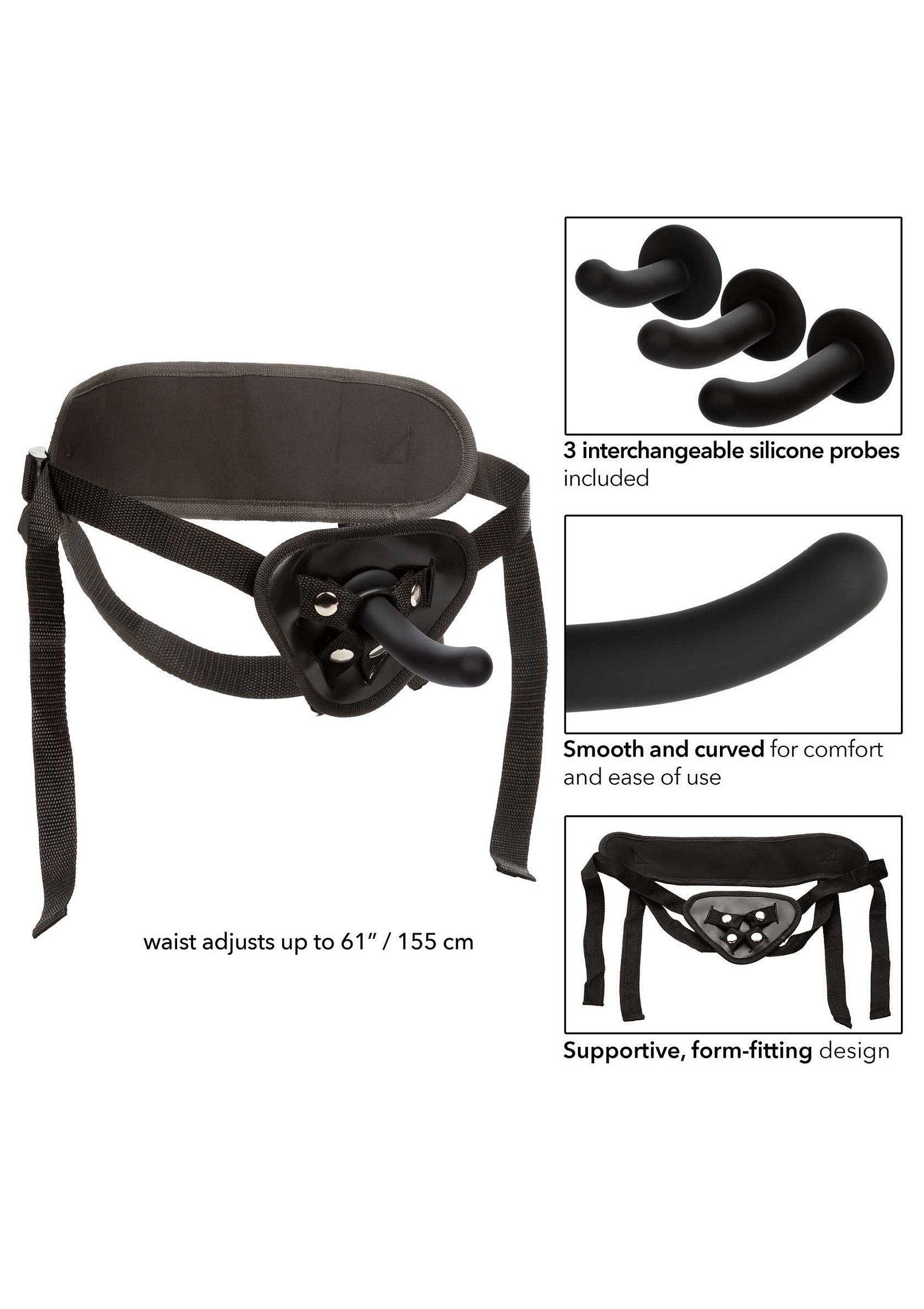 Gode-ceinture CalExotics Boundless Curve Pegging Kit