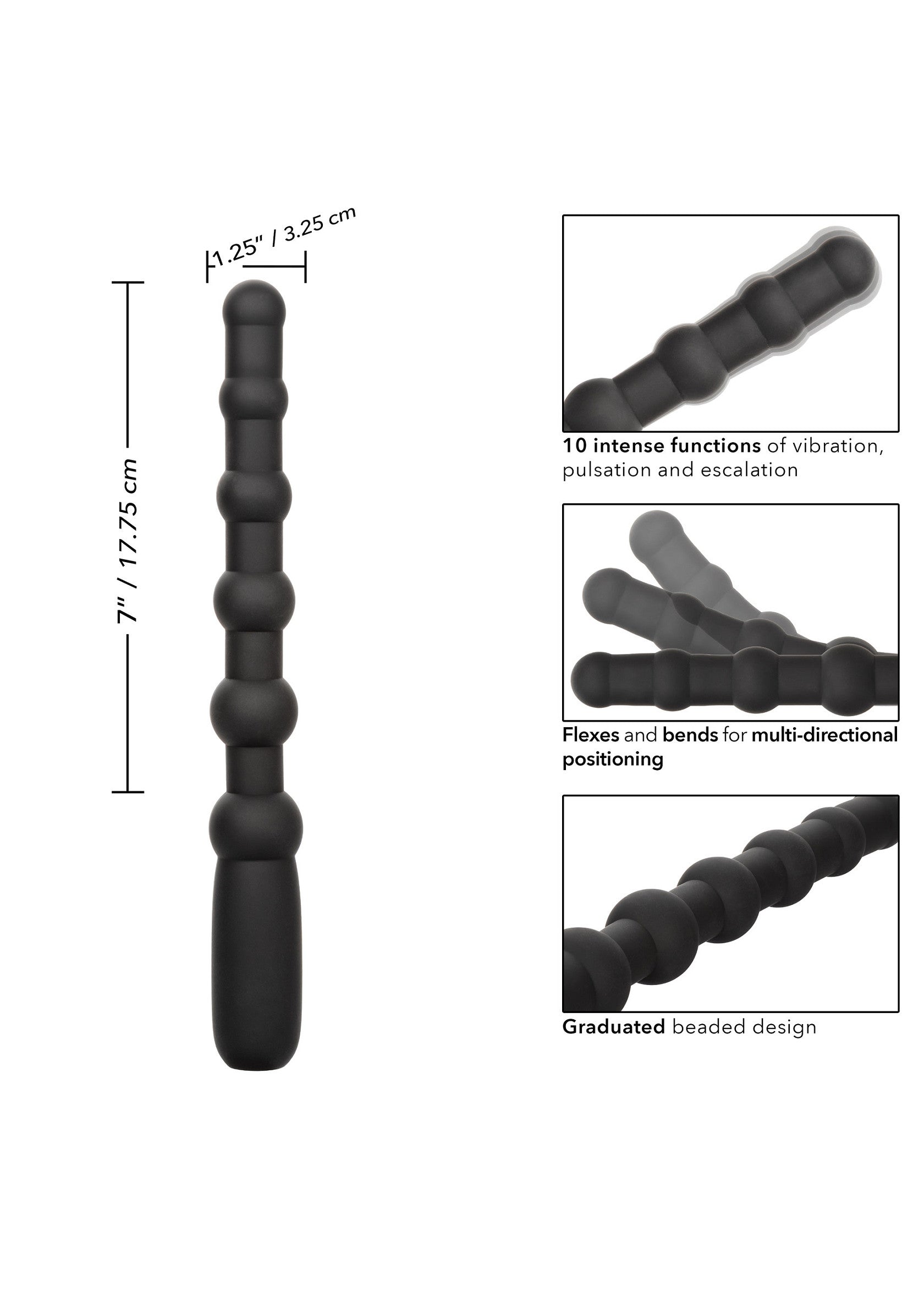 Jouet anal CalExotics Rechargeable X-10 Beads