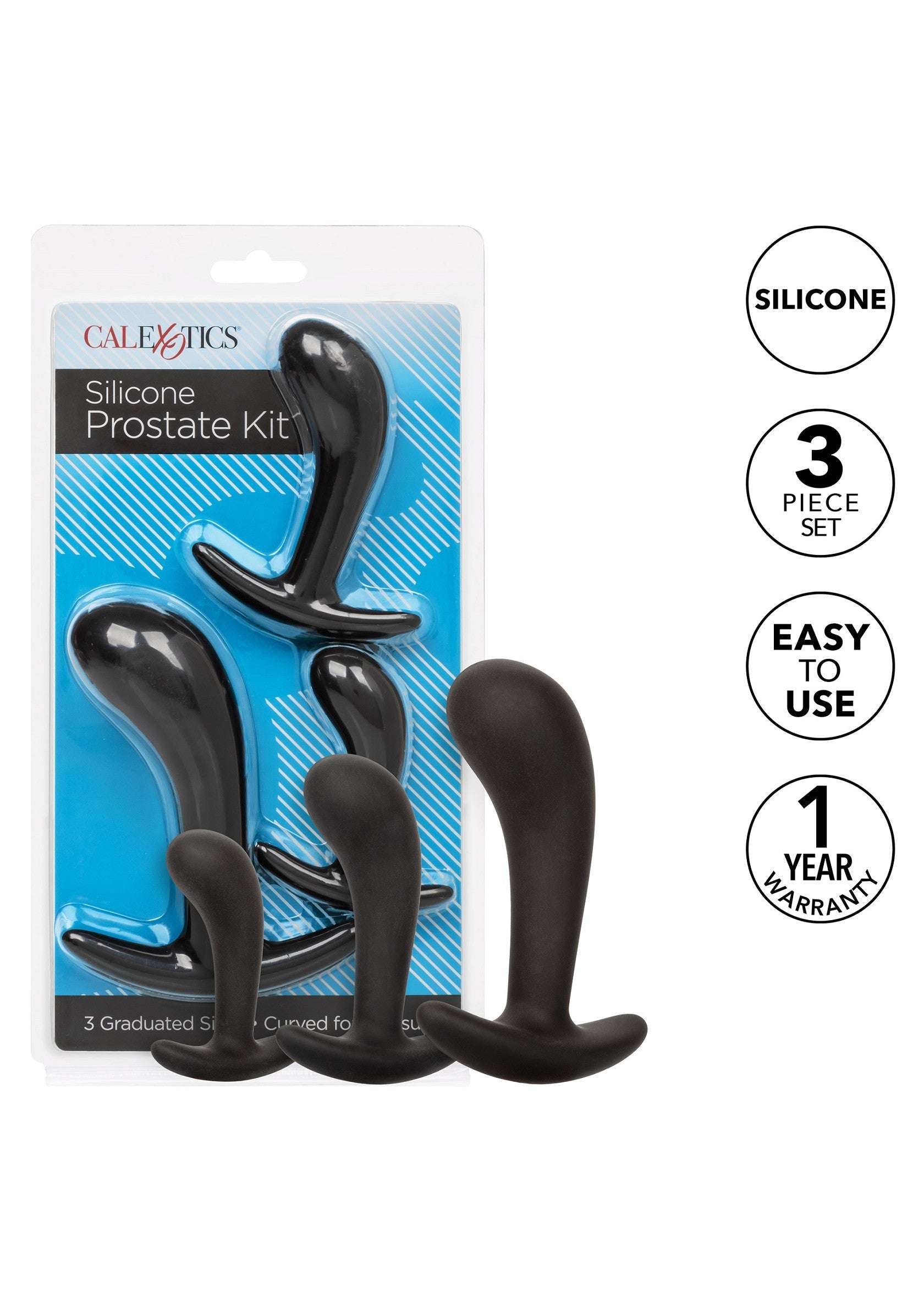 Jouet anal CalExotics Silicone Prostate Kit