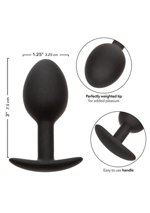 Jouet anal CalExotics Weighted Silicone Plug