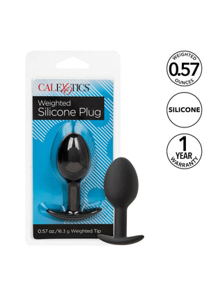 Jouet anal CalExotics Weighted Silicone Plug