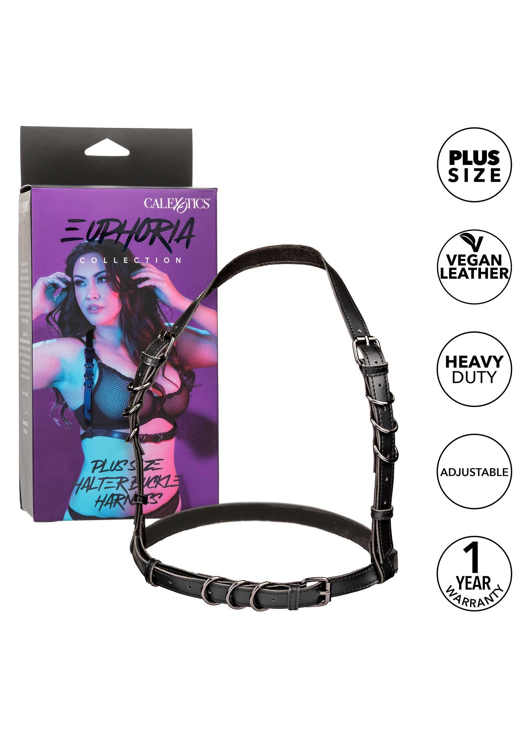 Accessoire BDSM CalExotics Halter Buckle Harness Plus