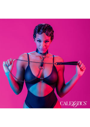 Accessoire BDSM CalExotics Collar With Chain Leash