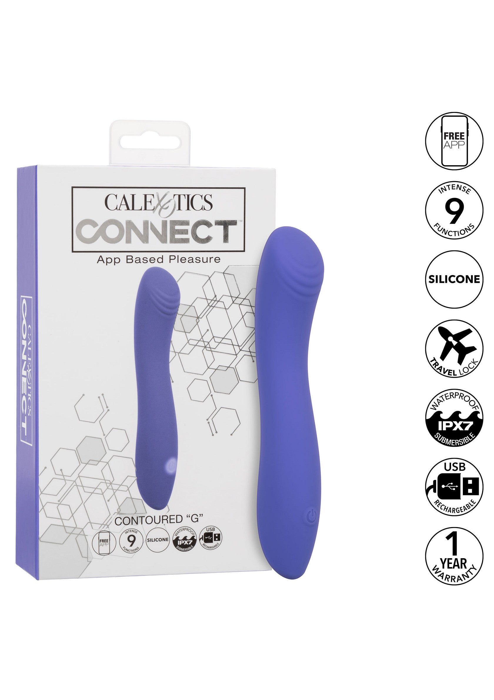 Vibromasseur CalExotics Calex Connect Contour G