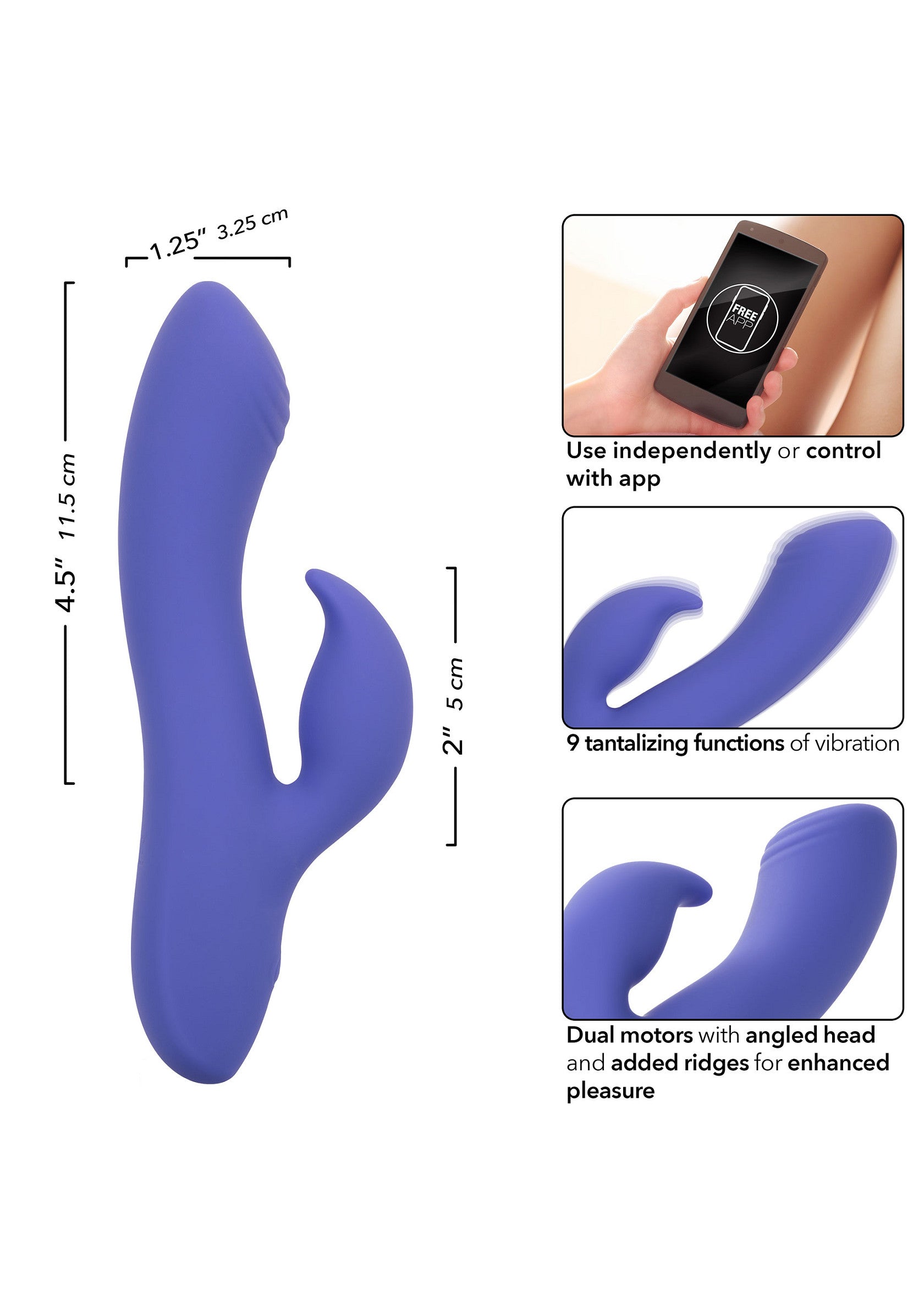 Vibromasseur CalExotics Calex Connect Dual Stimulator