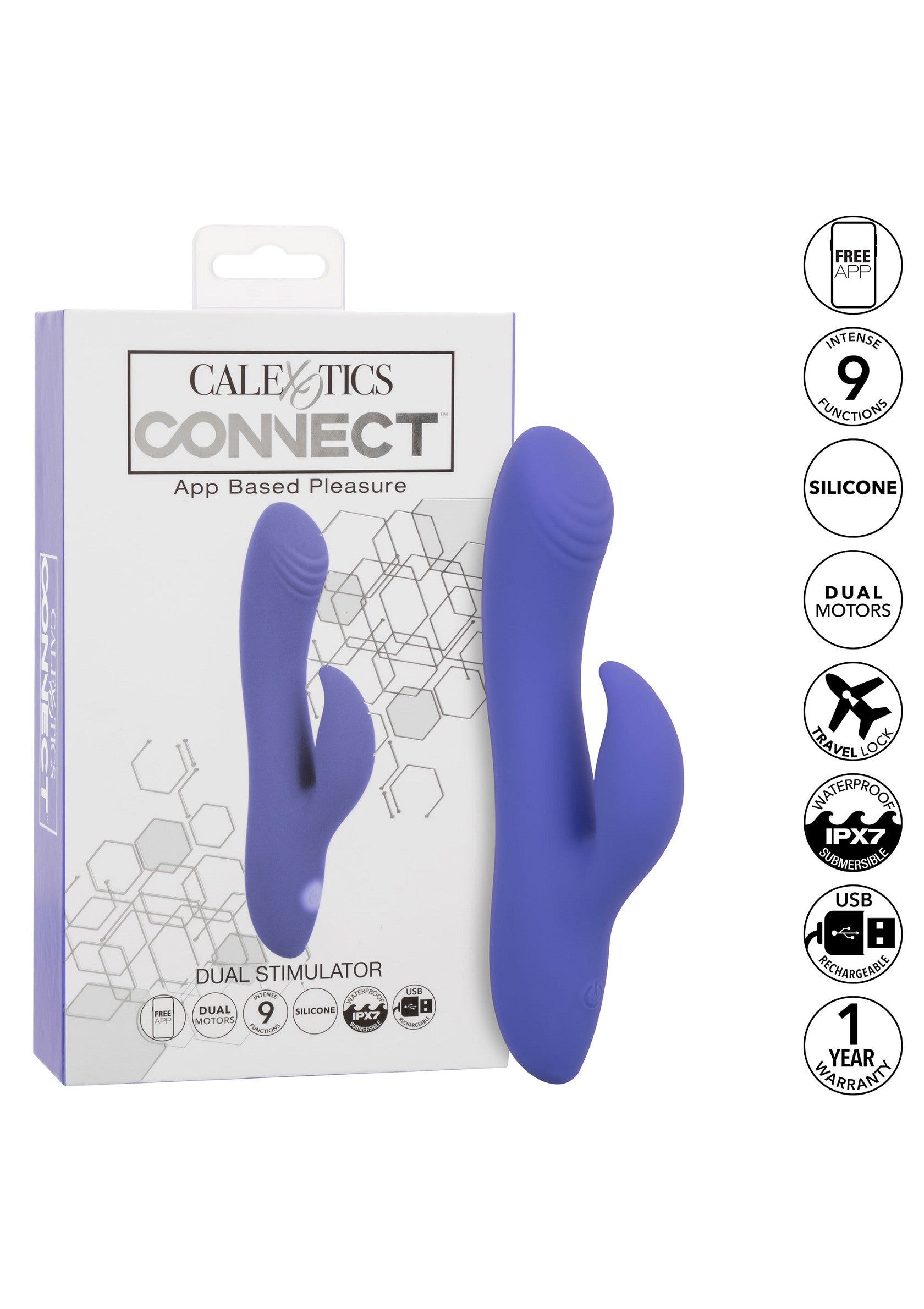 Vibromasseur CalExotics Calex Connect Dual Stimulator