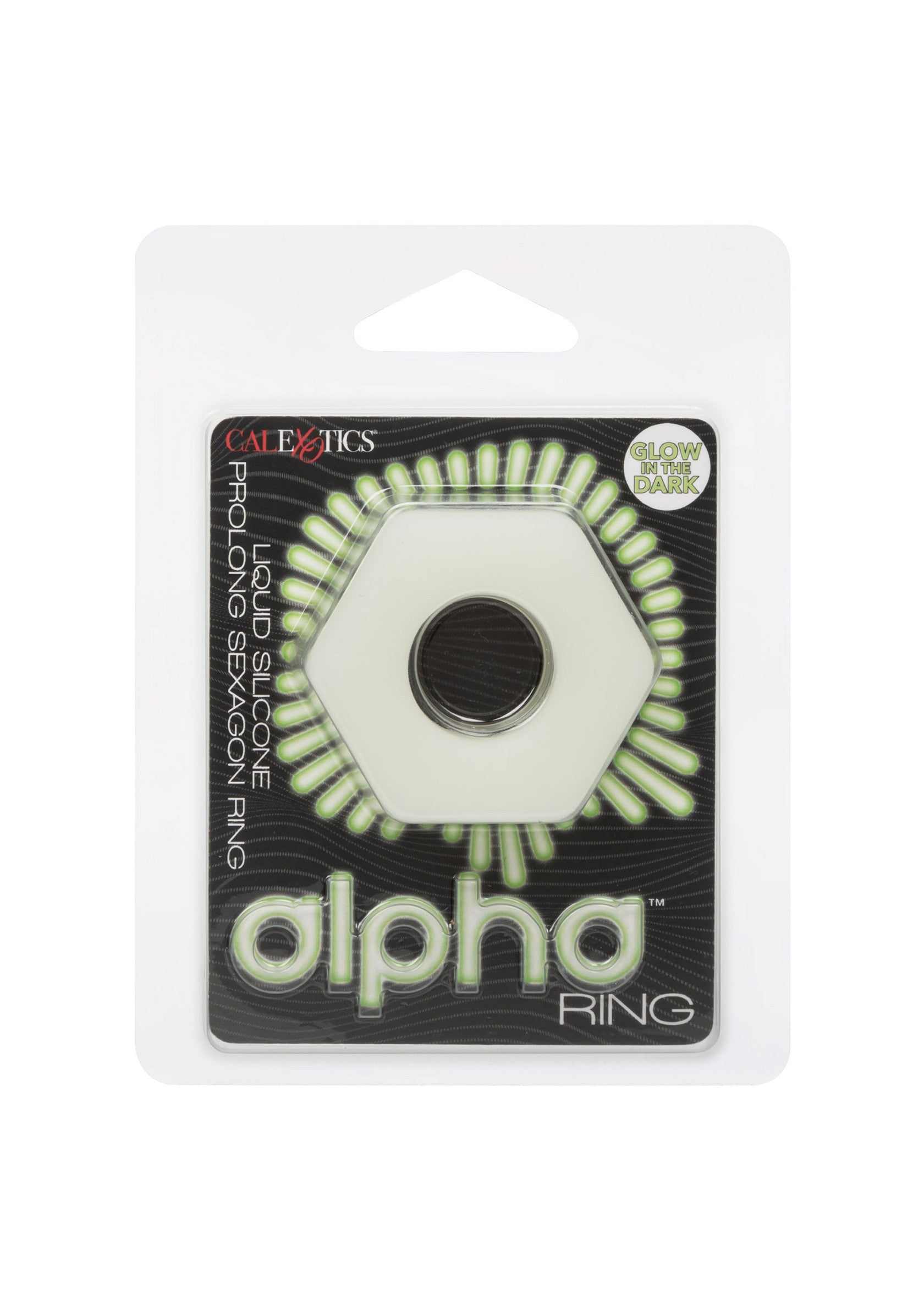 Performance masculine CalExotics Silicone Prolong Sexagon Ring