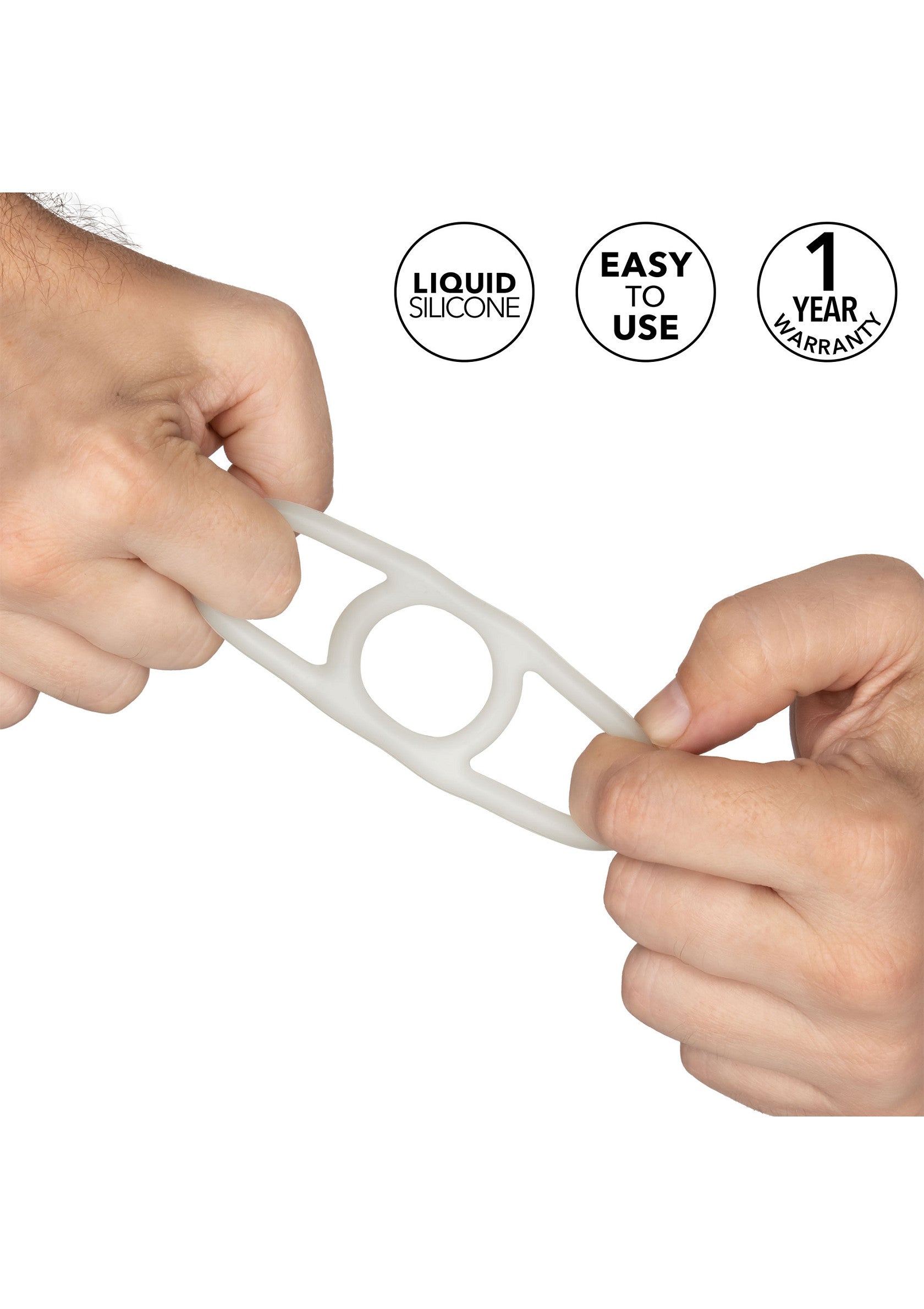 Performance masculine CalExotics Silicone Commander Ring