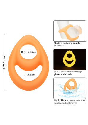 Performance masculine CalExotics Silicone Teardrop Ring