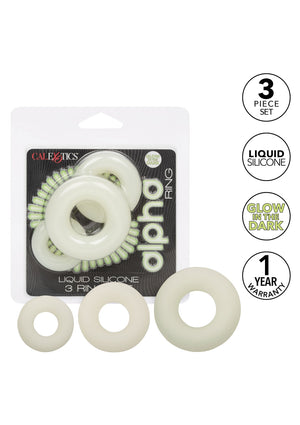 Performance masculine CalExotics Silicone 3 Ring Set