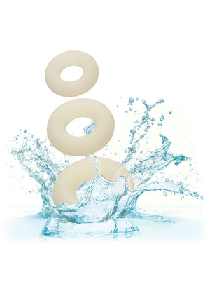 Performance masculine CalExotics Silicone 3 Ring Set