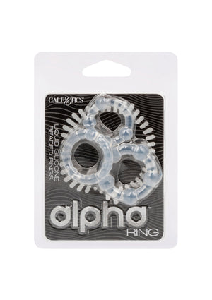 Performance masculine CalExotics Silicone Beaded Rings