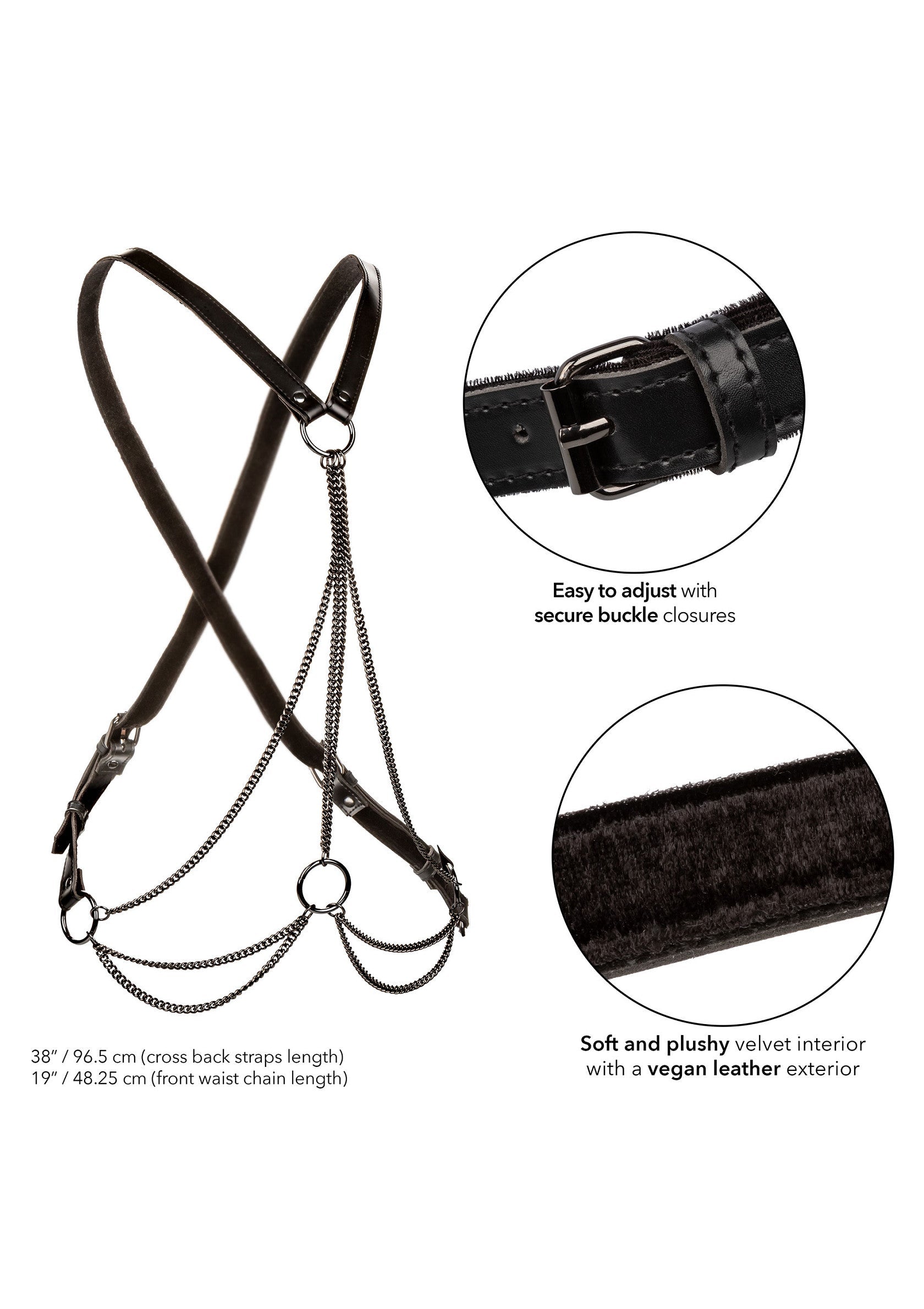 Accessoire BDSM CalExotics Multi Chain Harness Plus