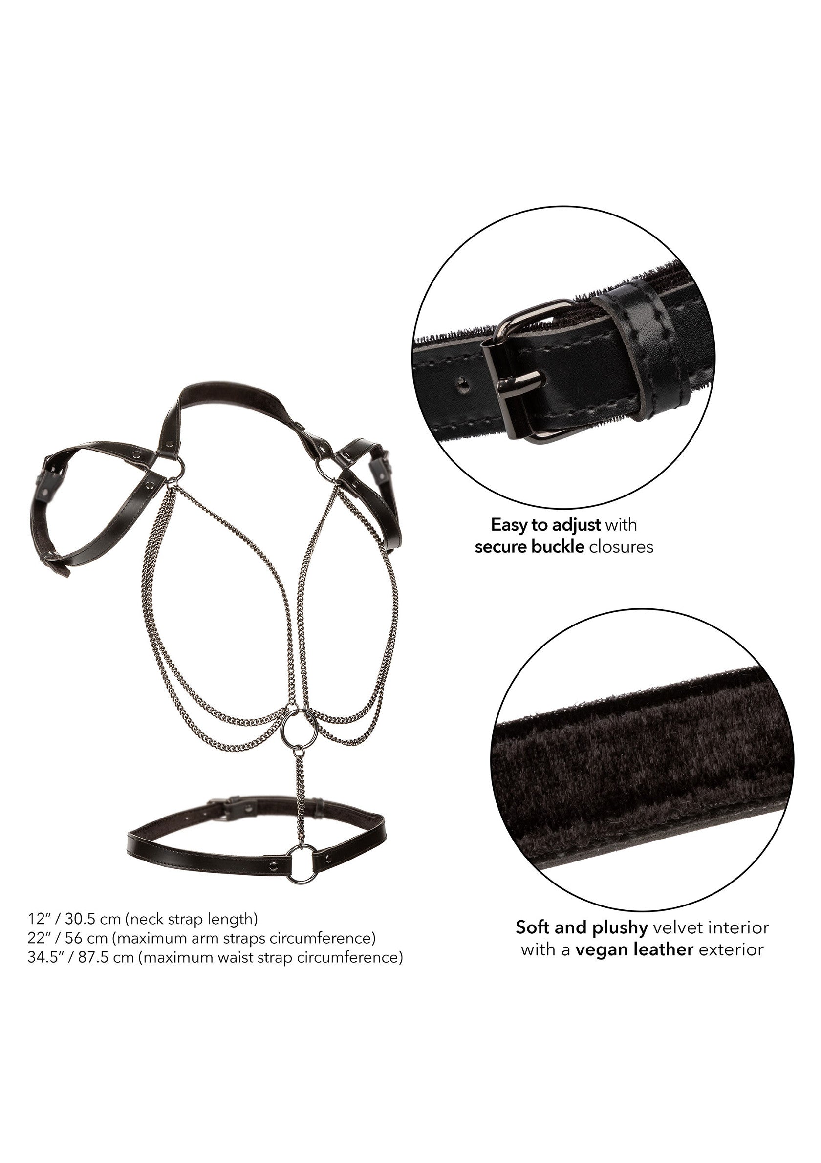 Gode-ceinture CalExotics Multi Chain Halter