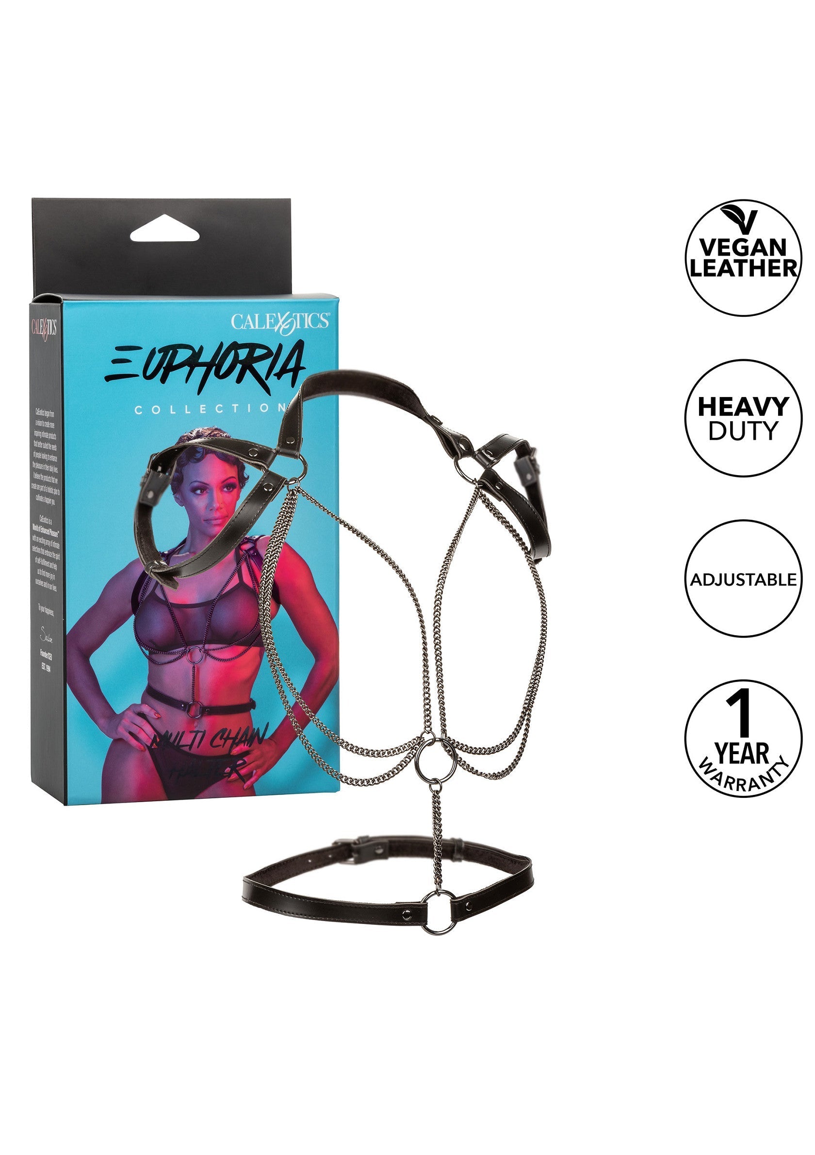 Gode-ceinture CalExotics Multi Chain Halter
