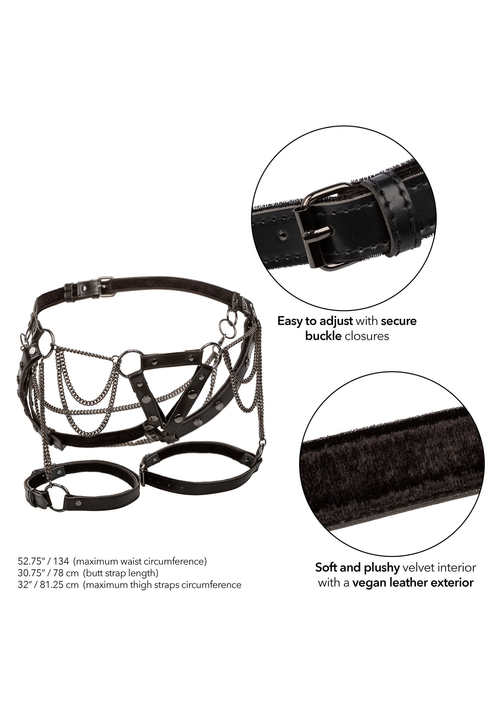 Accessoire BDSM CalExotics Harness With Chains Plus
