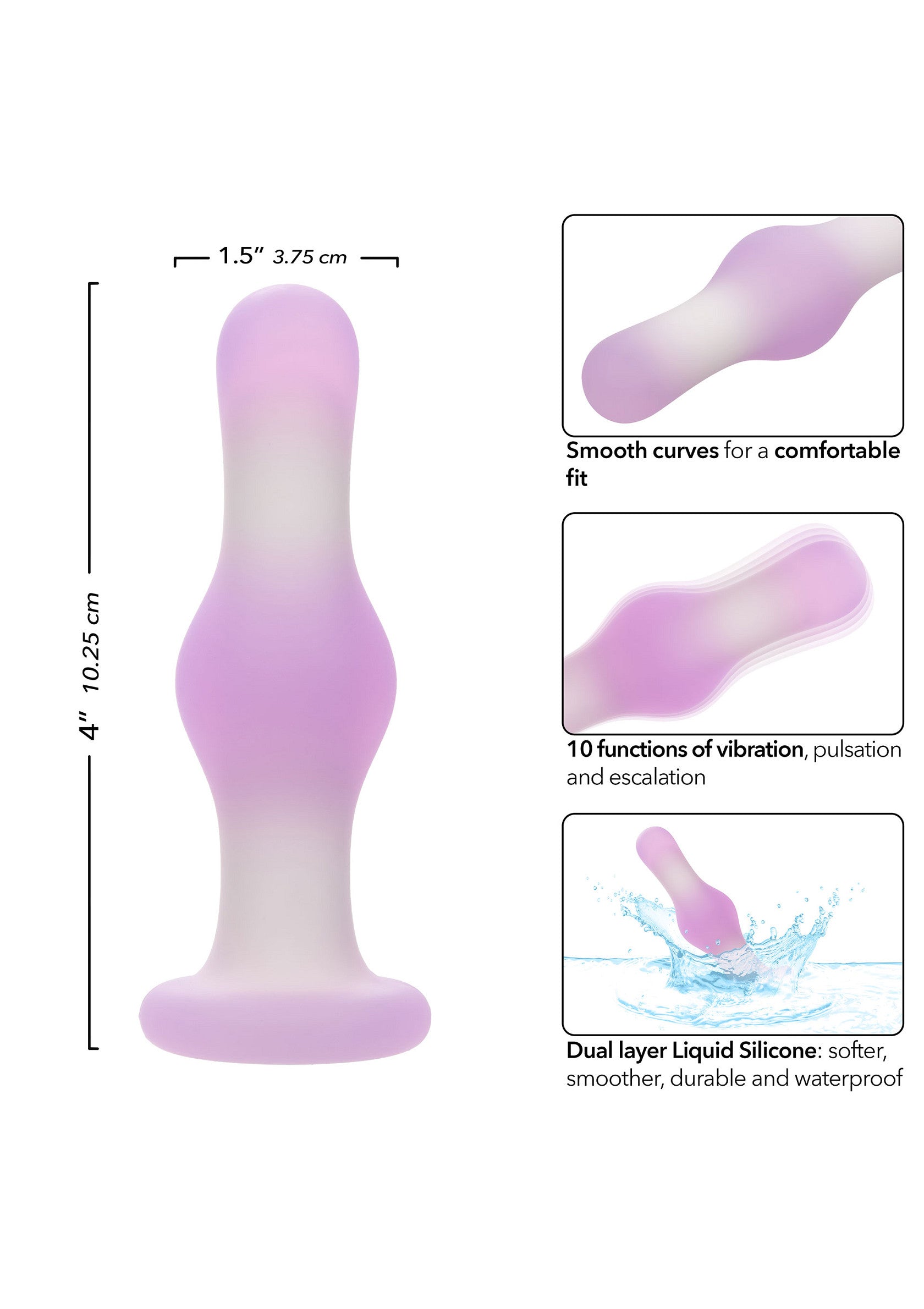 Jouet anal CalExotics Lavender Haze Bulb Probe