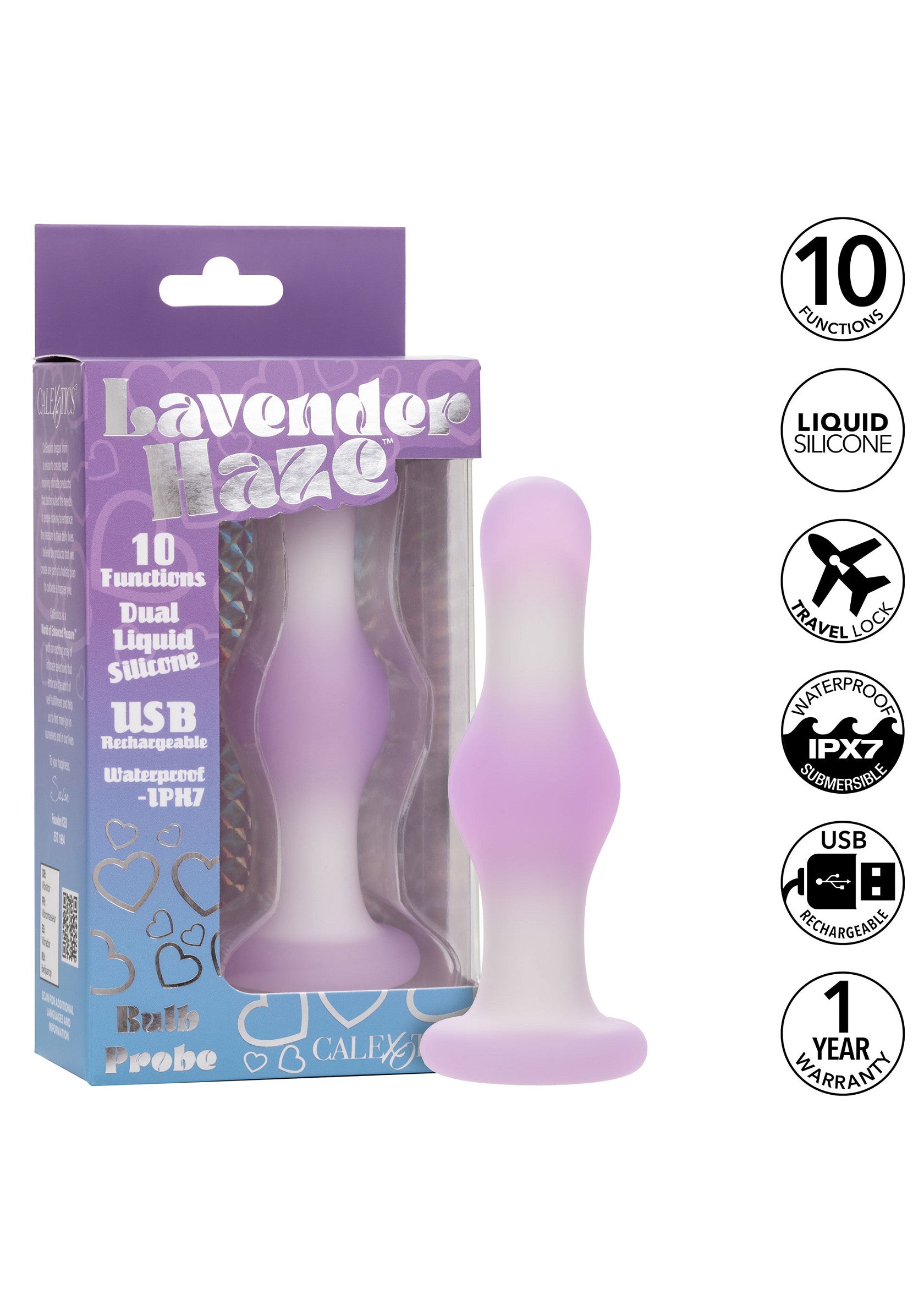 Jouet anal CalExotics Lavender Haze Bulb Probe