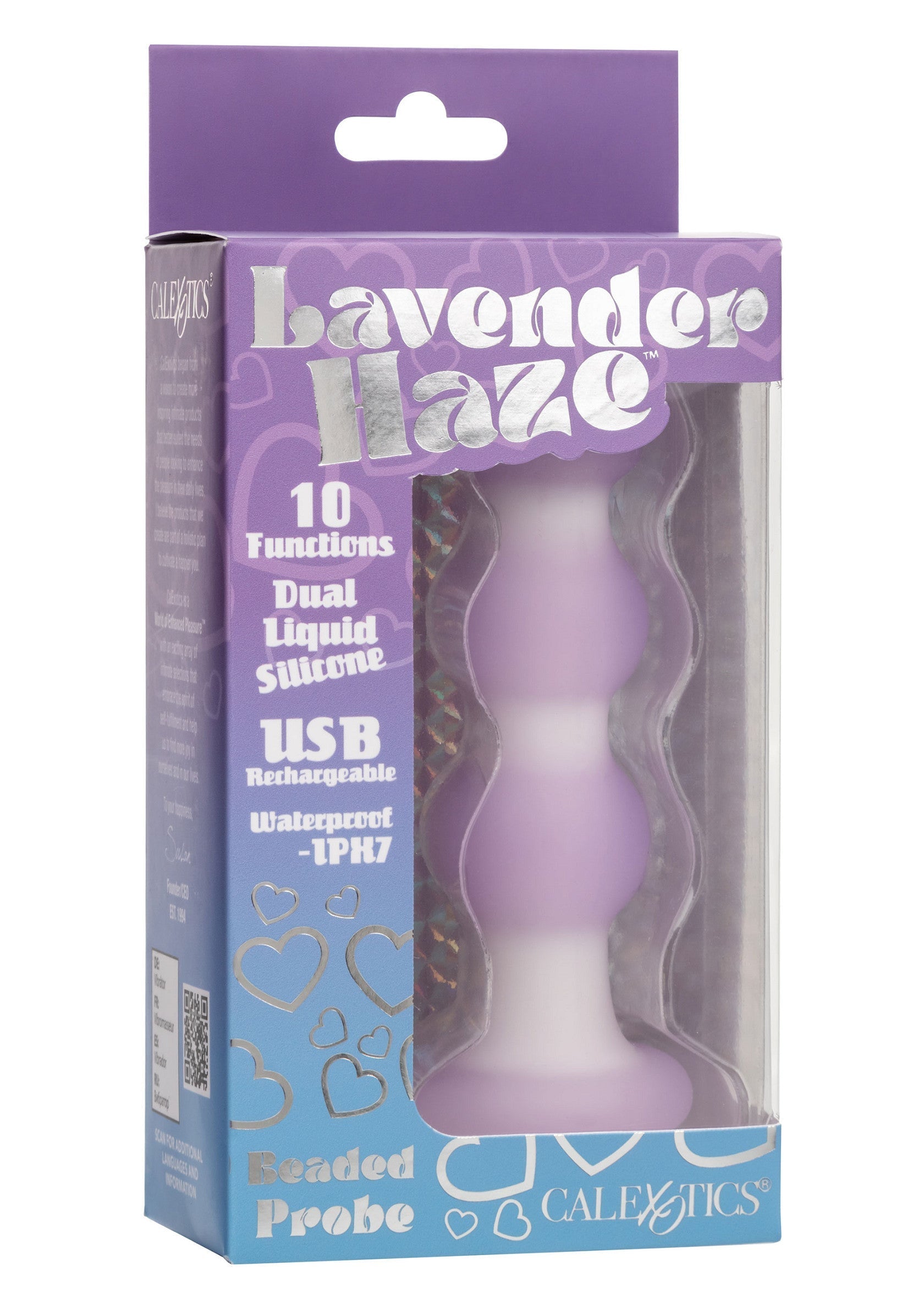 Jouet anal CalExotics Lavender Haze Beaded Probe