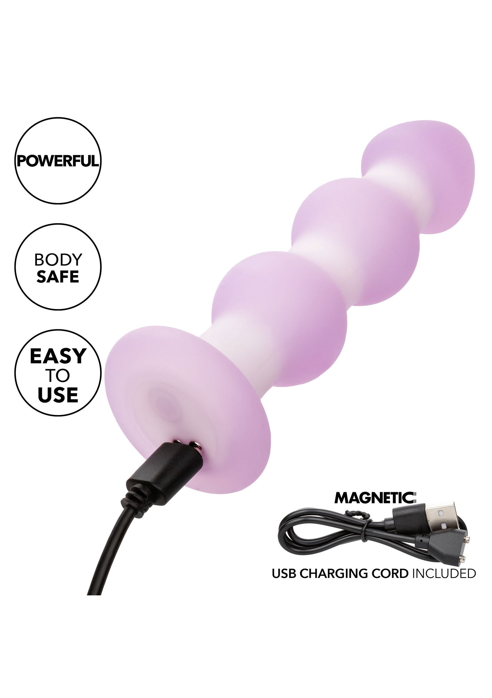 Jouet anal CalExotics Lavender Haze Beaded Probe
