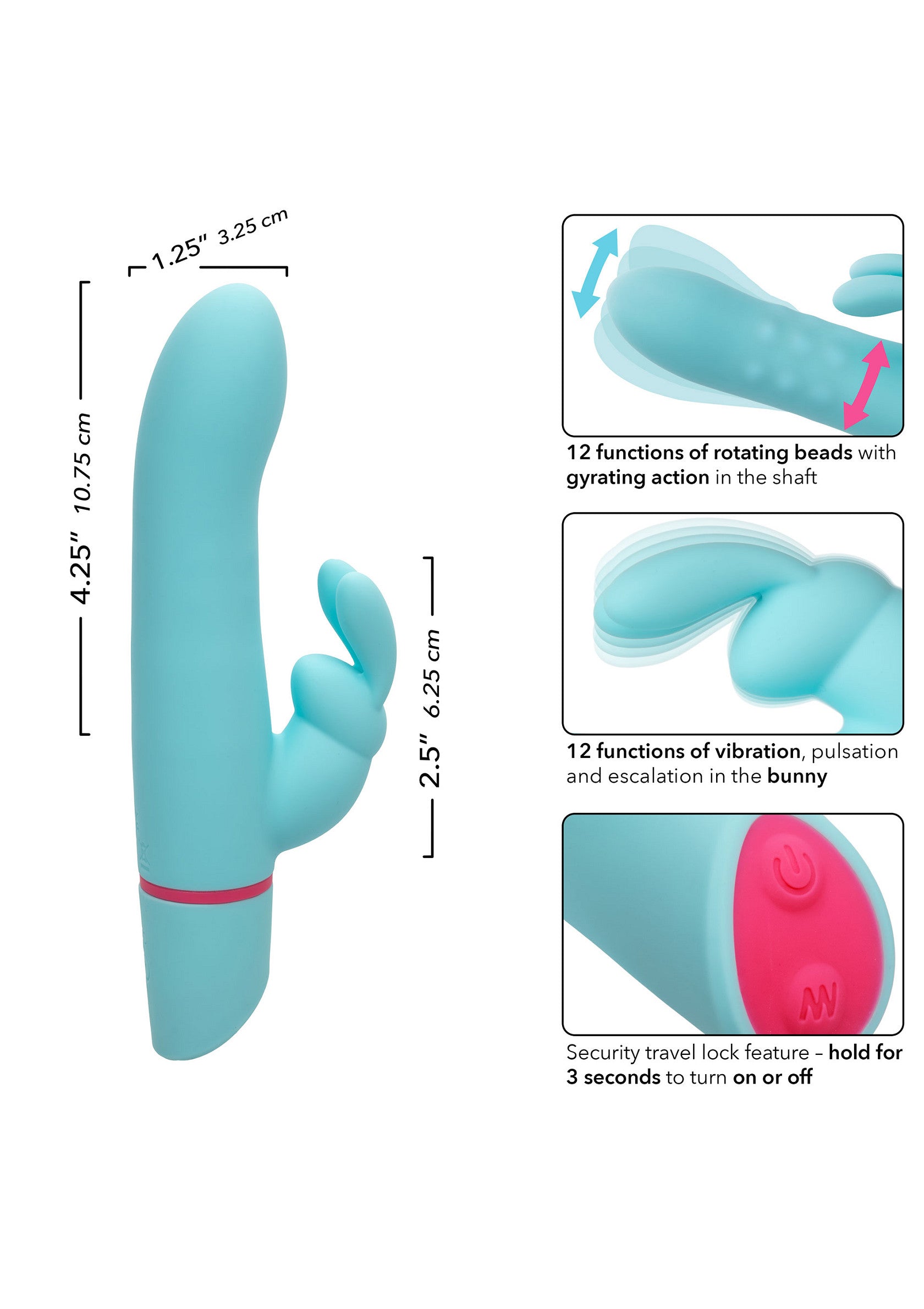 Vibromasseur CalExotics Love Bunny Rotating Bunny