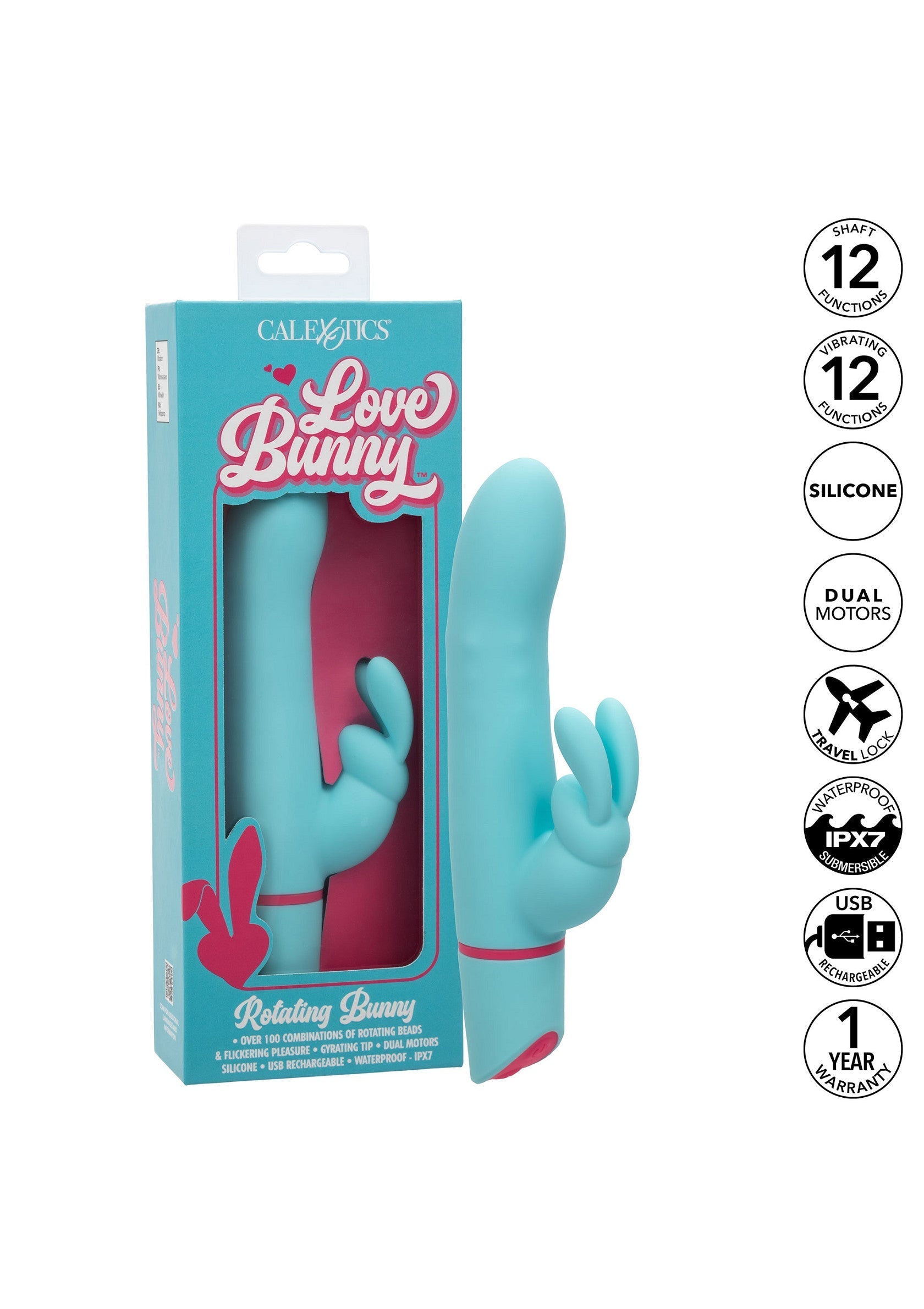 Vibromasseur CalExotics Love Bunny Rotating Bunny