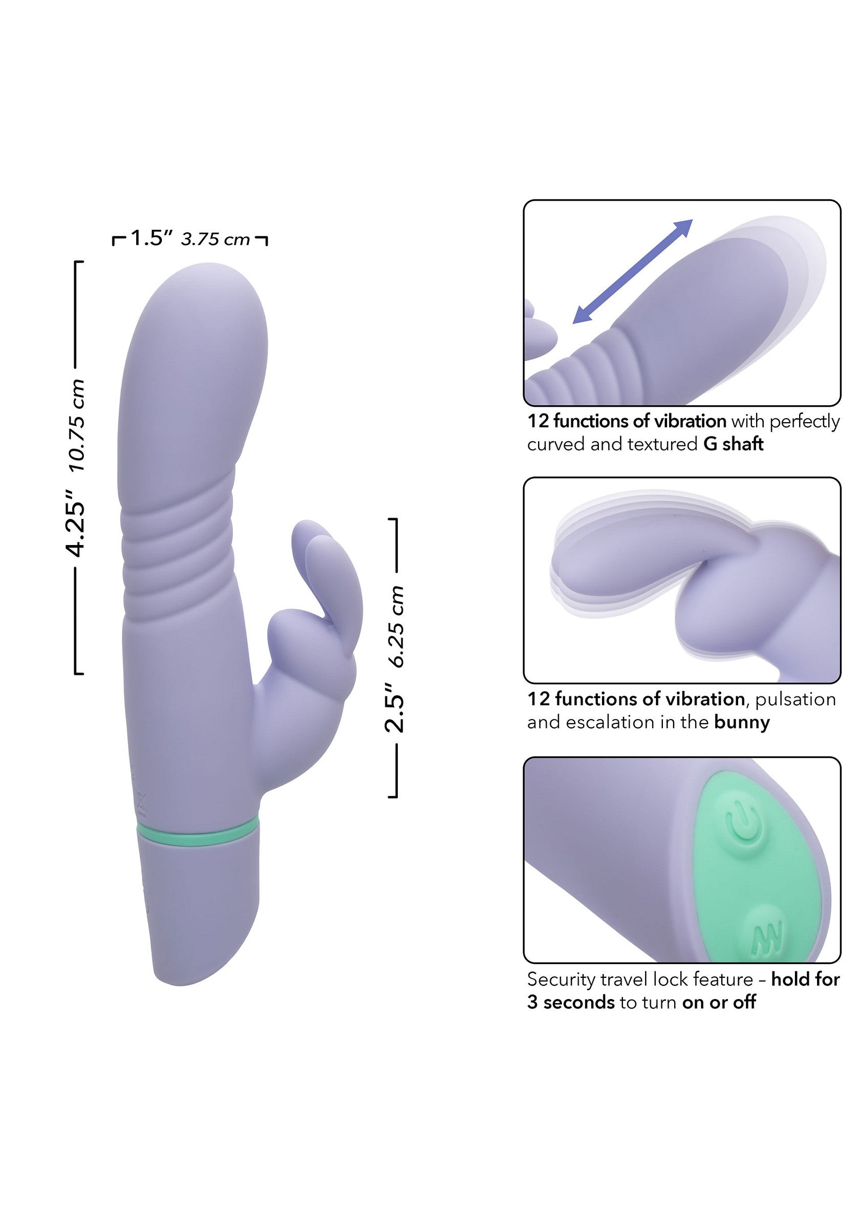 Vibromasseur CalExotics Love Bunny Thrusting Bunny