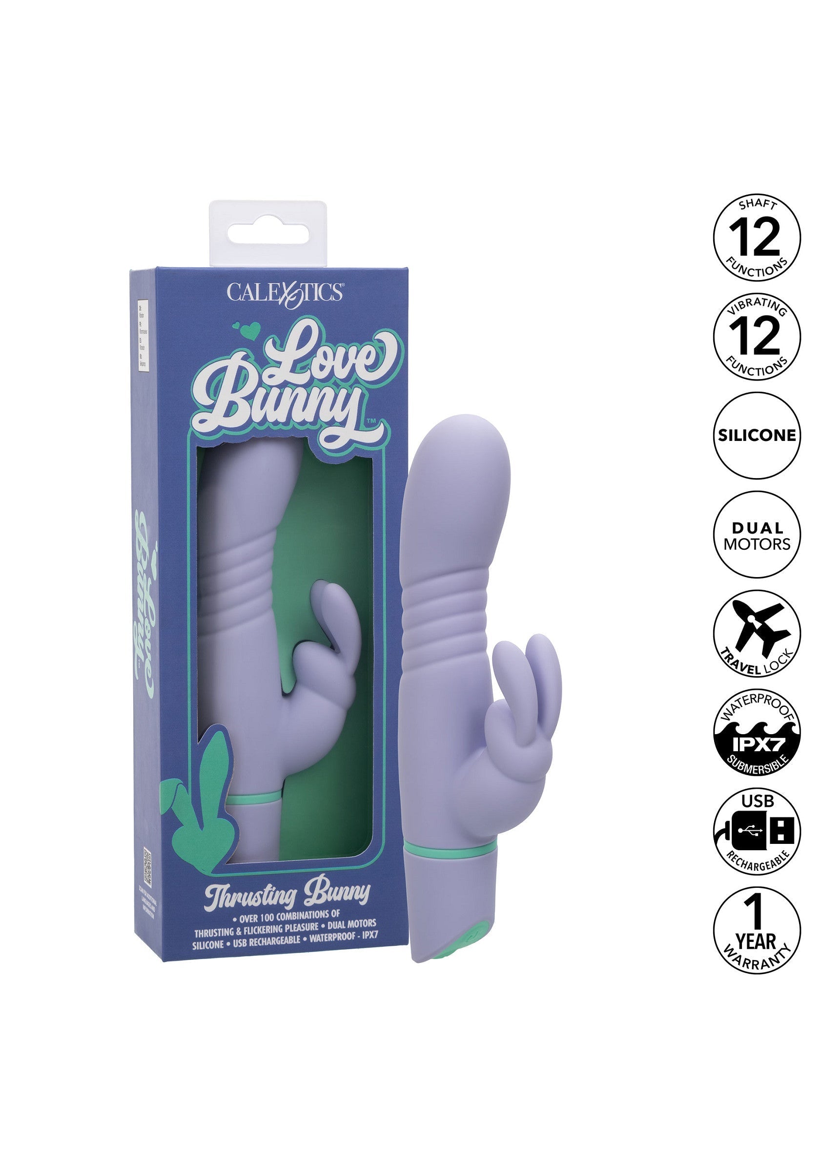 Vibromasseur CalExotics Love Bunny Thrusting Bunny