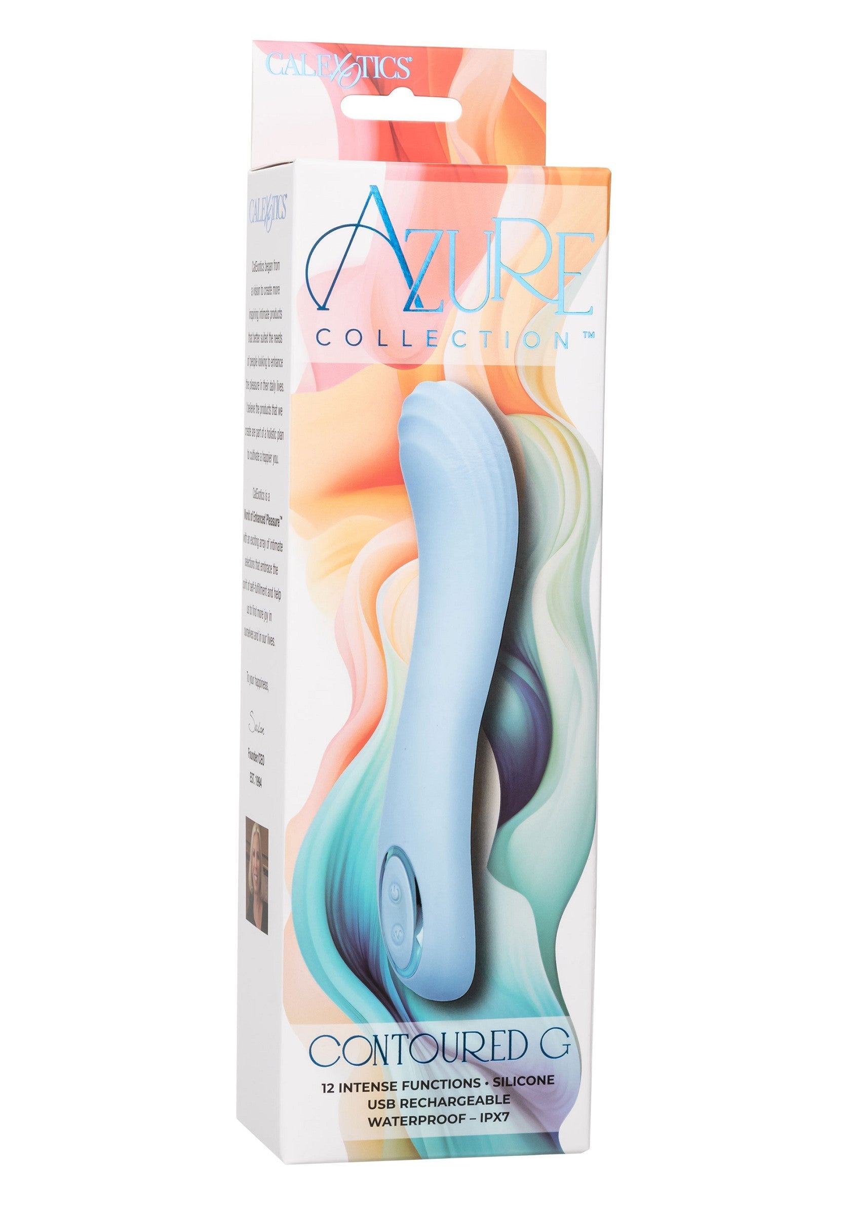 Vibromasseur CalExotics Azure Collection Contoured G