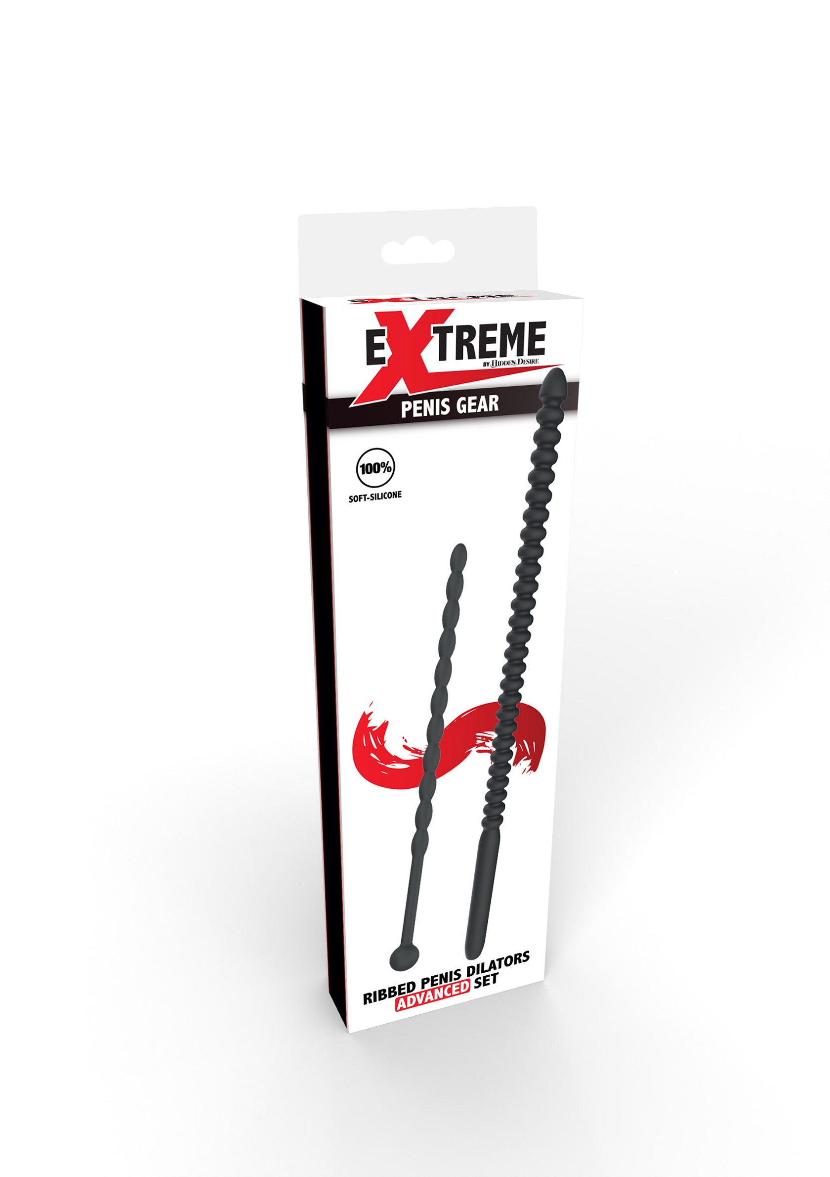 Accessoire BDSM Hidden Desire Ribbed Penis Dilators Advanced 2 pcs
