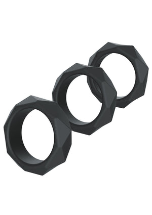 Performance masculine Hidden Desire Heavy C-Ring Set